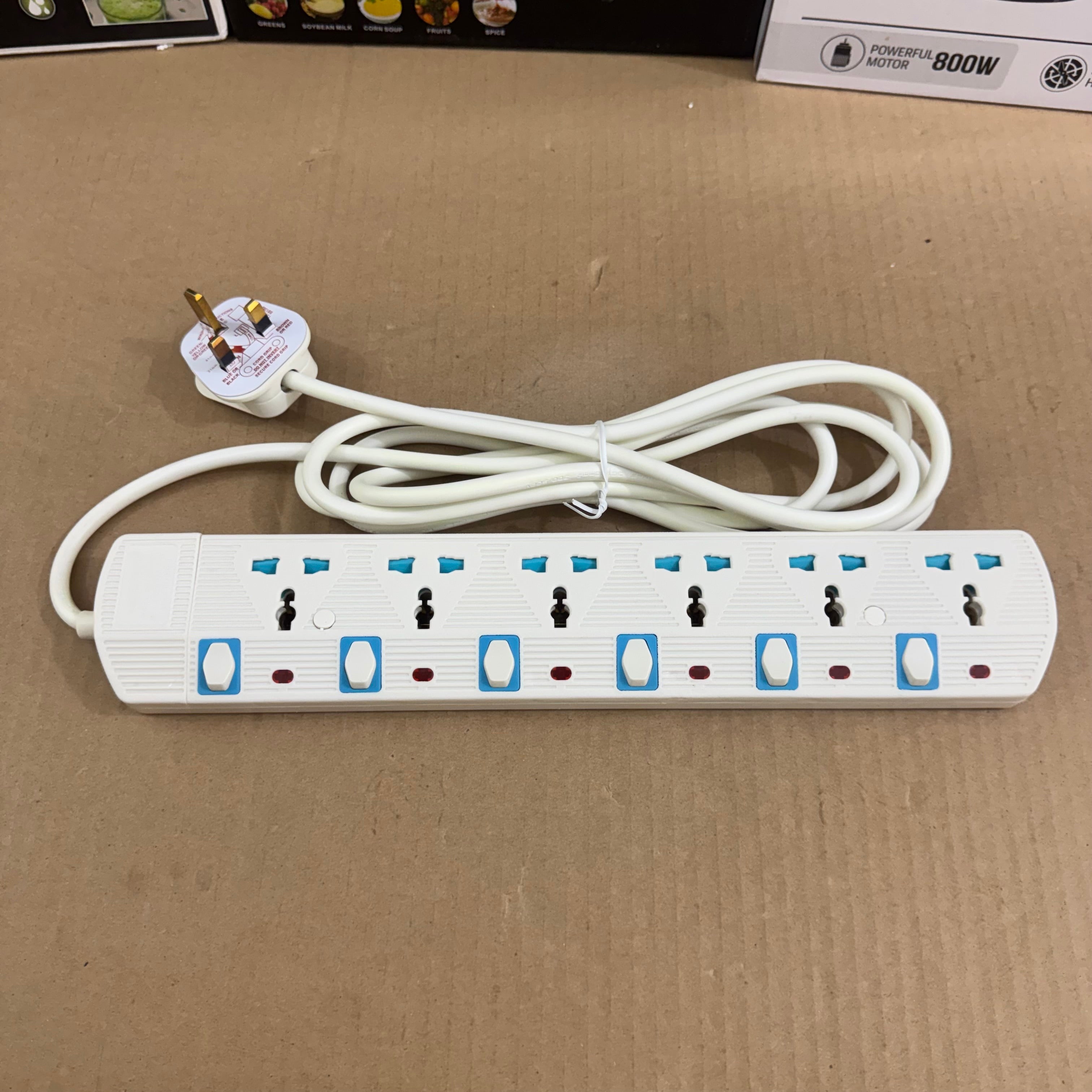 Geepas 6-Way Extension Socket GES4093