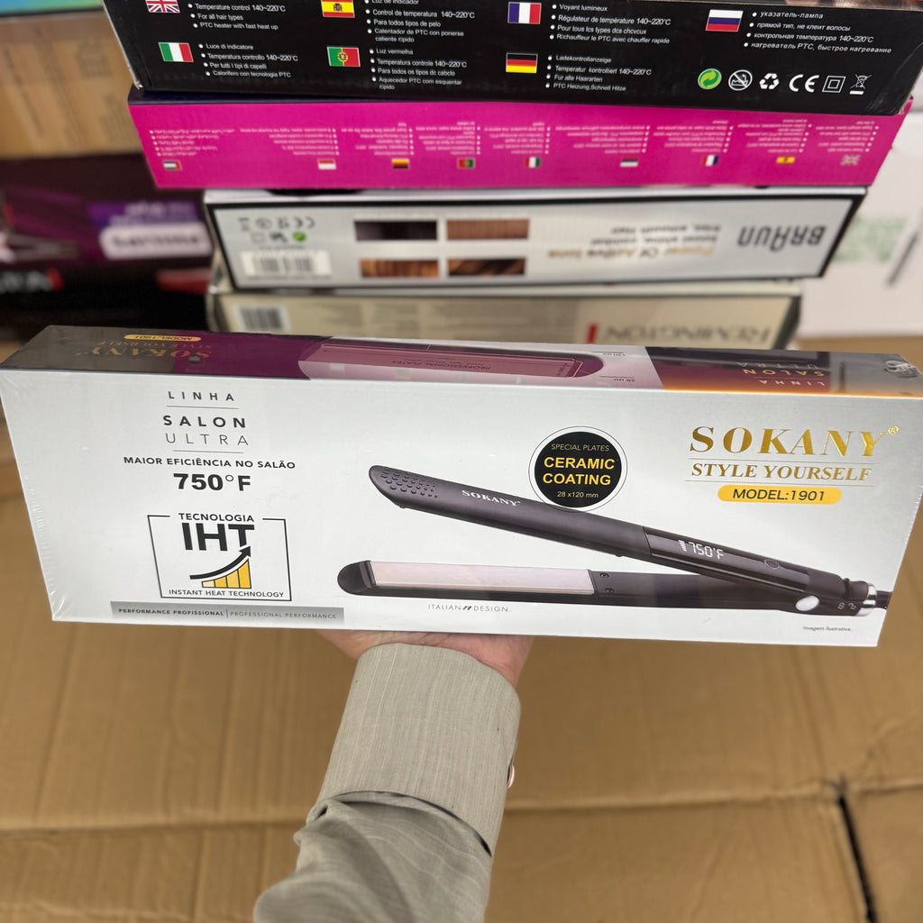 Lot Imported Sokany Salon Ultra Hair Straightener Model 1901
