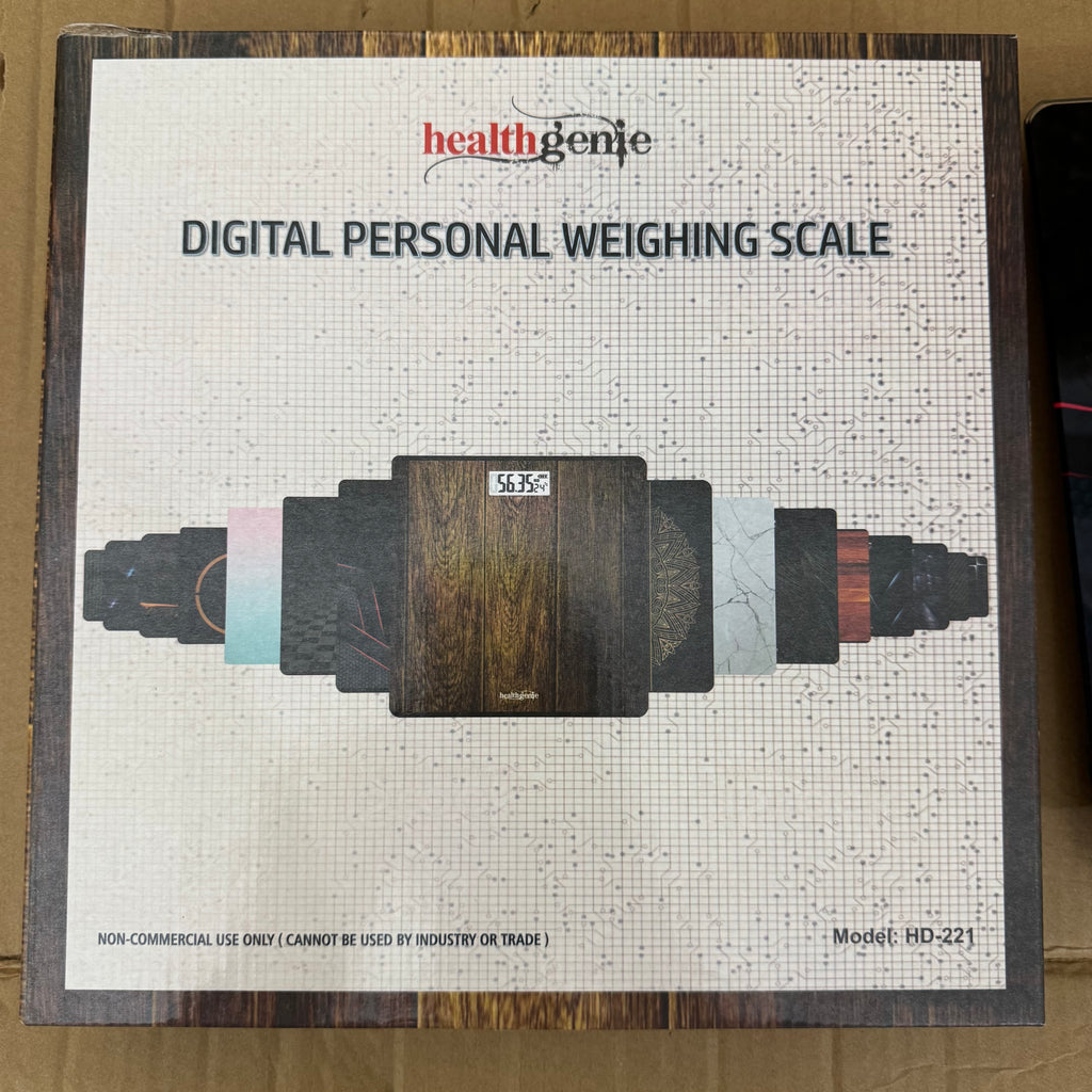 Healthgenie HD-221 Digital Weighing Scale - 180kg Capacity