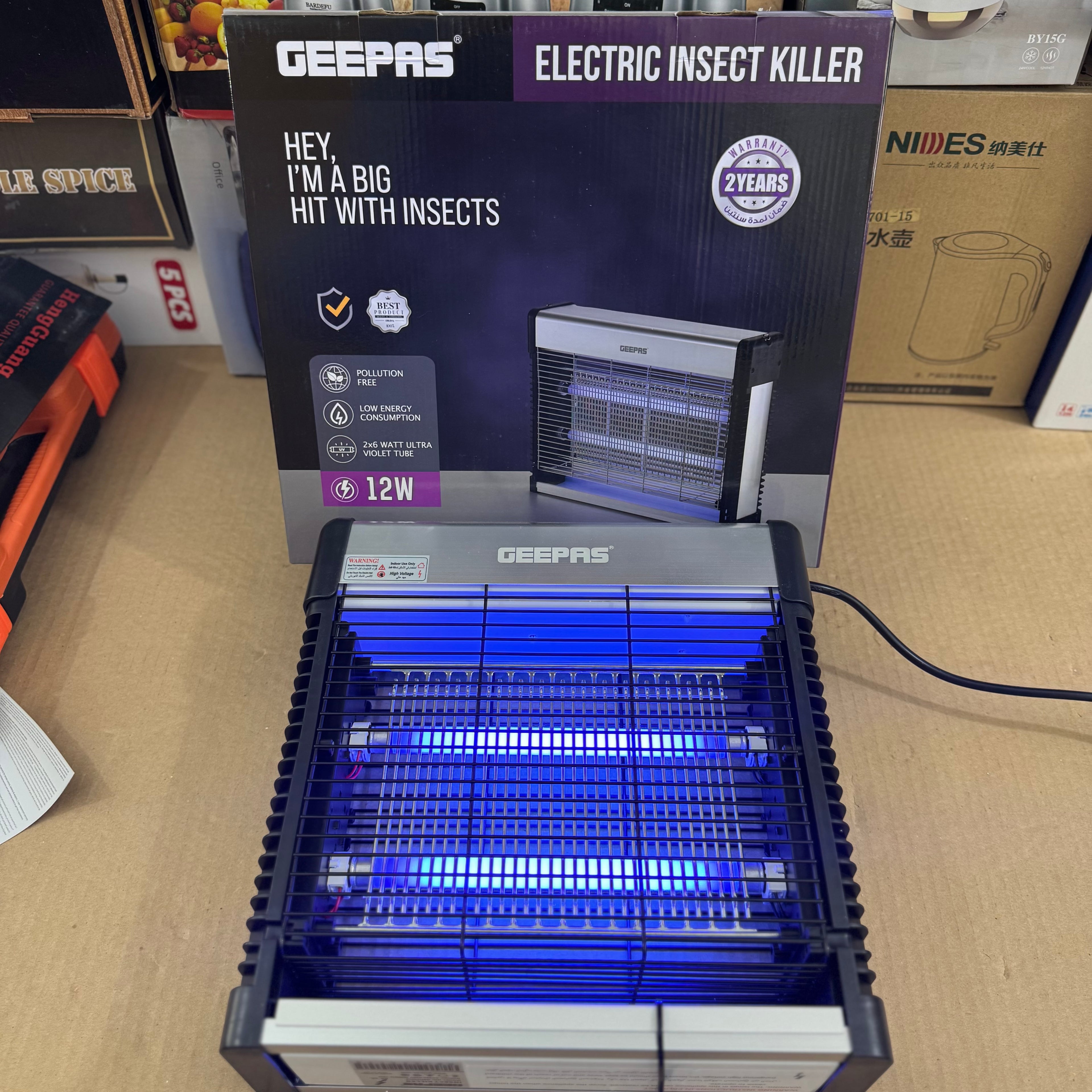 Geepas 12W Electric Insect Killer GBK25609