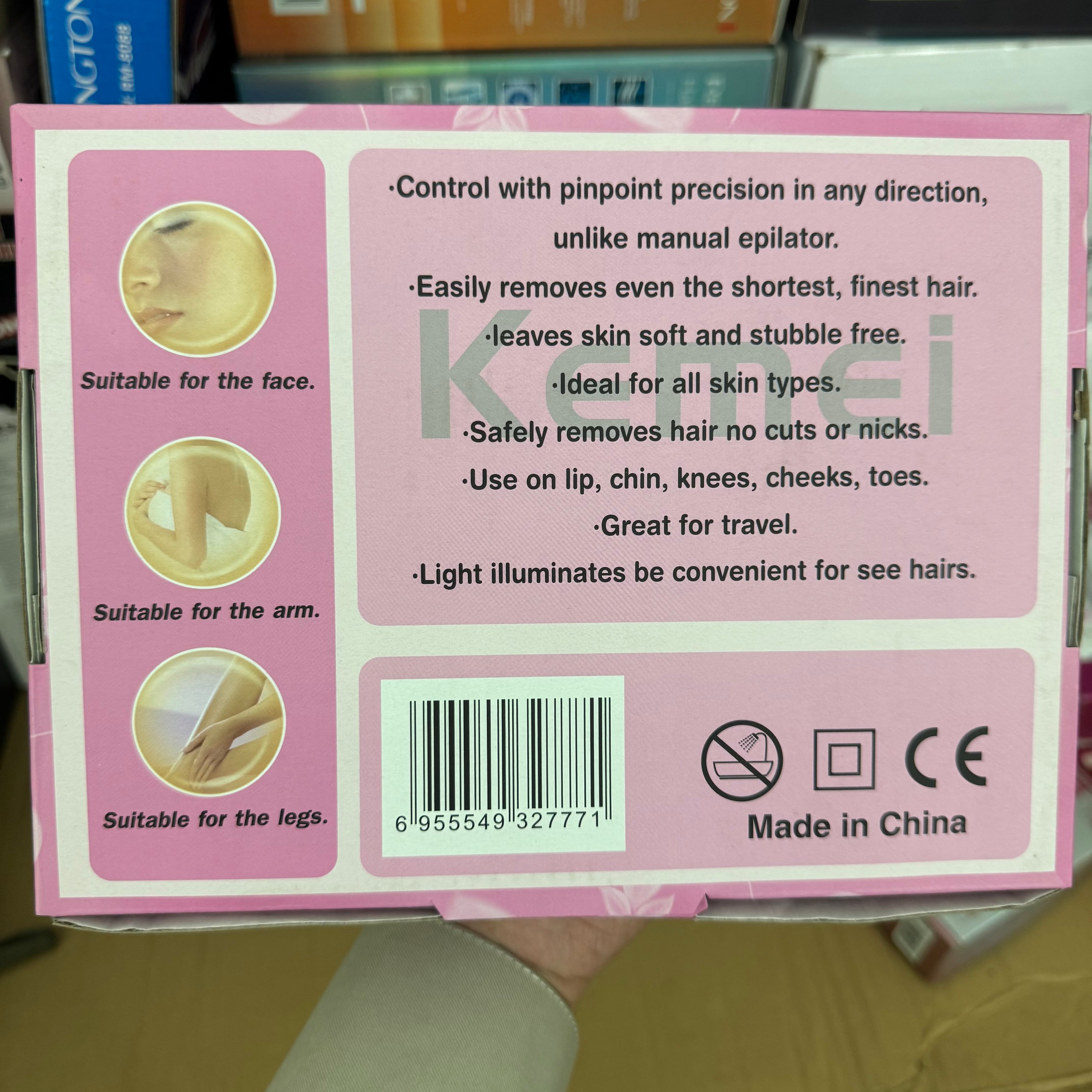 Lot Imported Kemei Hair Remover-KM-519A