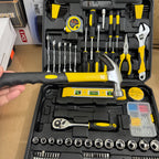 108-Piece Universal Tool Kit - Complete Home DIY Hardware Set with Carry Case German