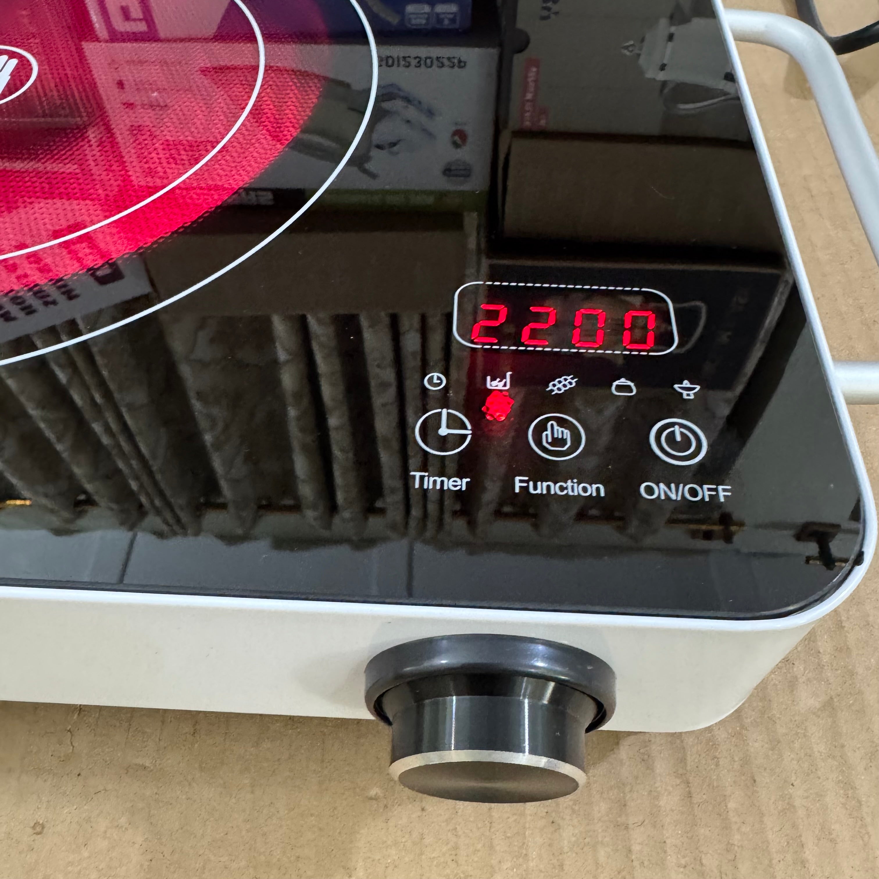Geepas 2200W Digital Infrared Cooker GIC6923P – Heavy Duty 6months warranty