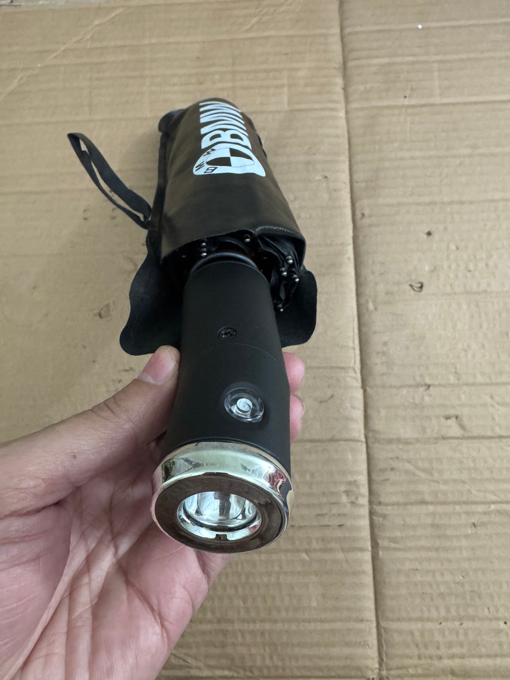 BMW Motorsport Automatic Umbrella with LED Handle Light Lot Imported