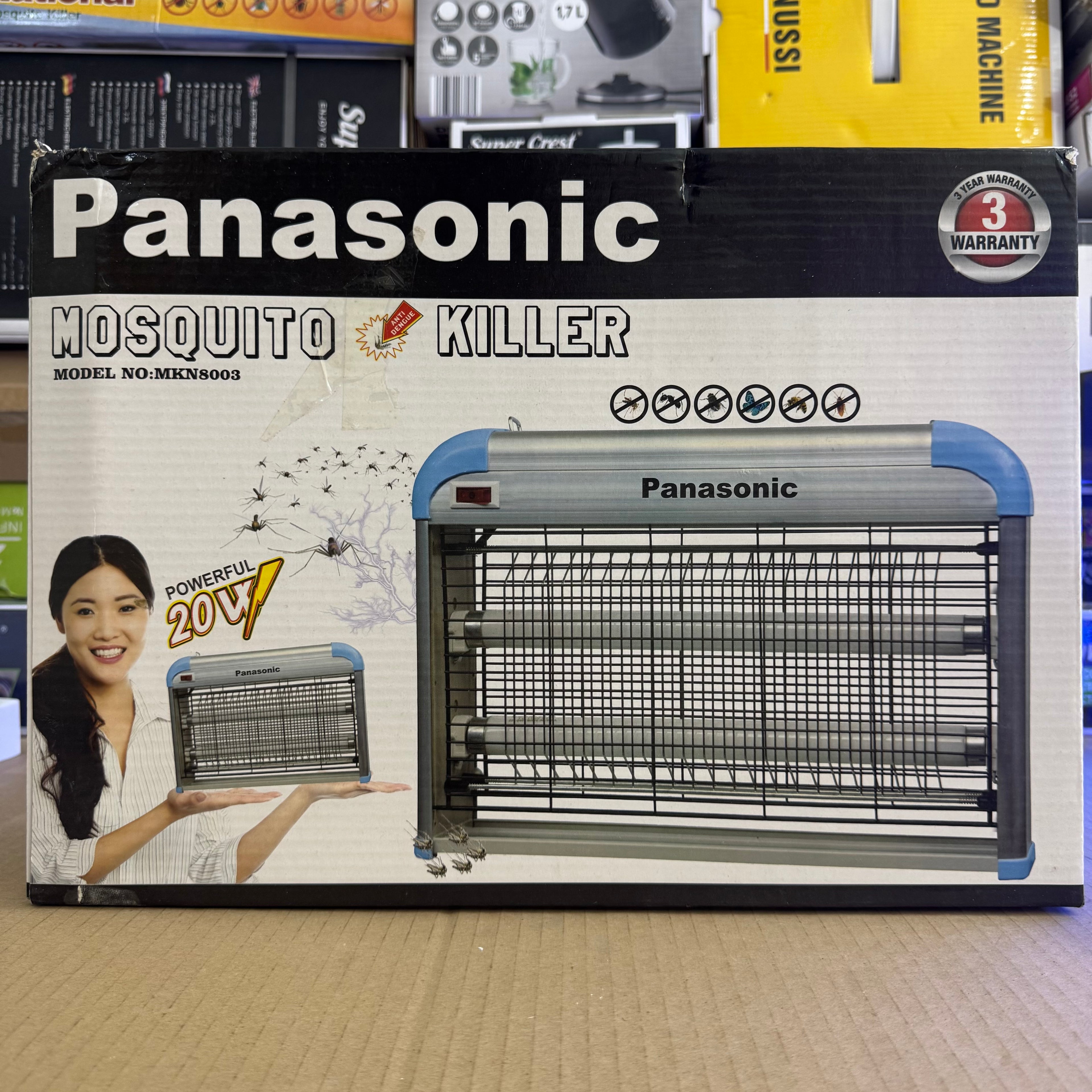 Panasonic 20W Electric Mosquito & Insect Killer MKN8003 - Lot Imported