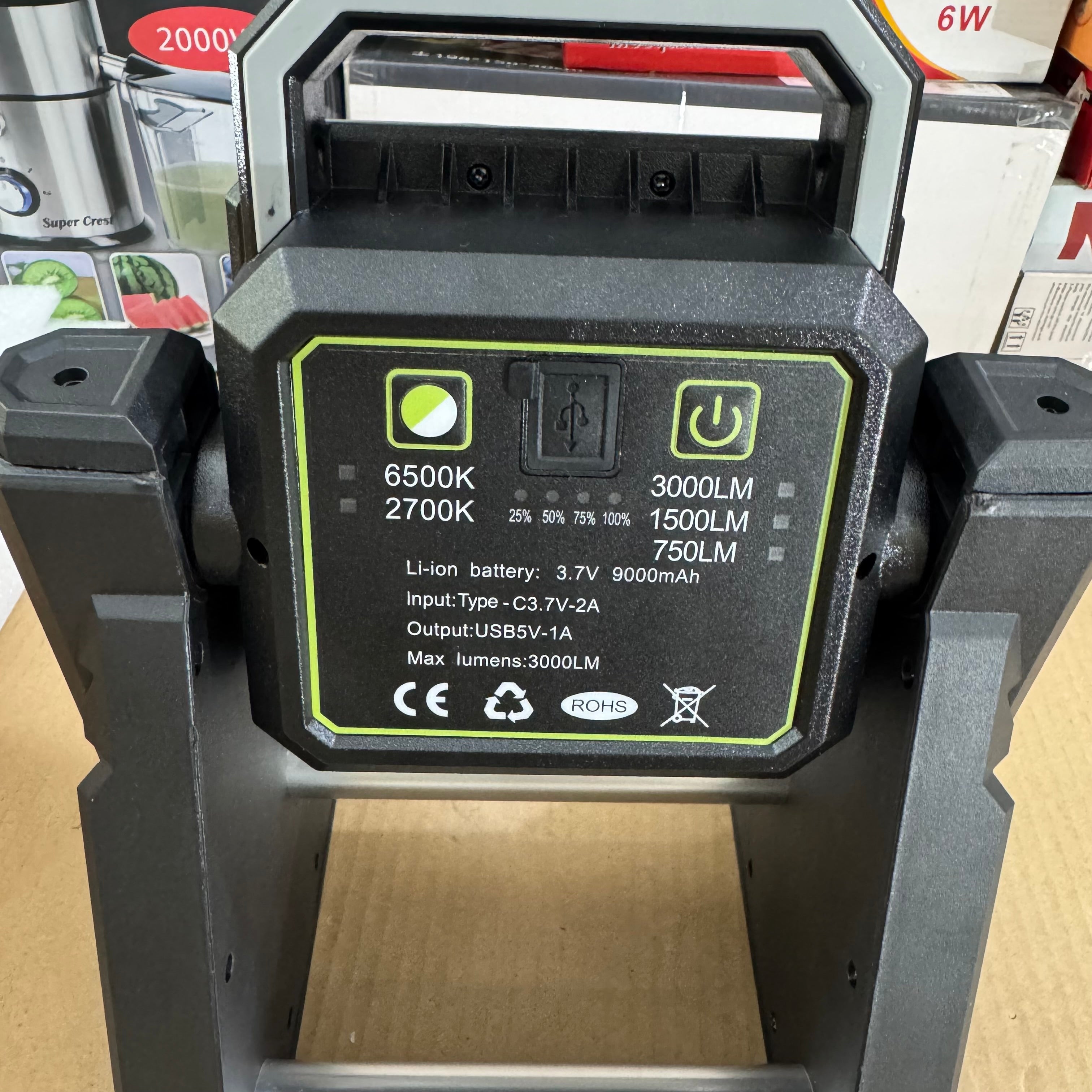 Multifunctional LED Work Light & Power Bank – Lot Imported