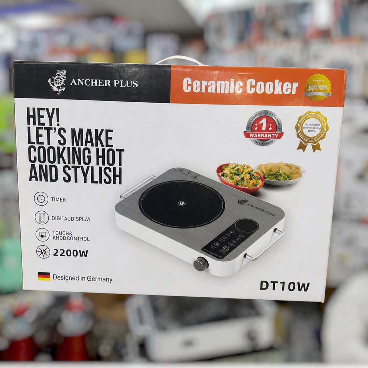 Ancher Plus Ceramic Cooker DT10W