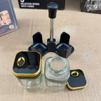 Glass 2-Piece Condiment Set