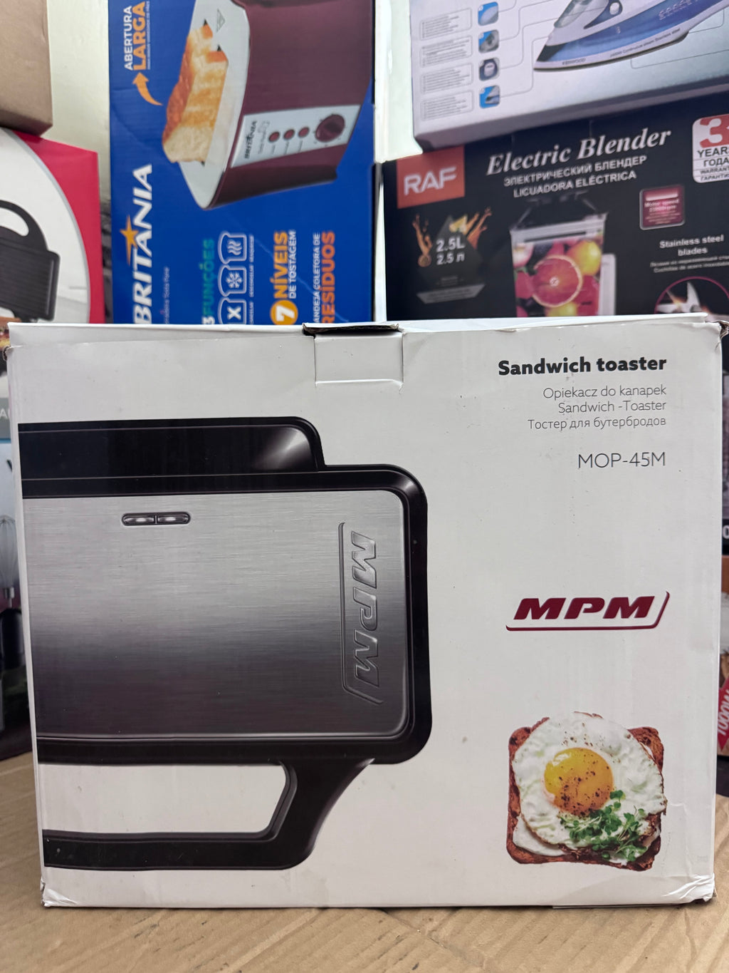 MPM Sandwich Toaster MOP-45M | Lot Imported | Electric Sandwich Maker for Home Use in Pakistan