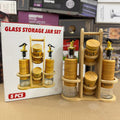 5-Piece Glass Spice & Oil Storage Jar Set