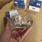 Deli Glassware Premium Crystal Ashtray – Model DSYG012-3 Lot Imported
