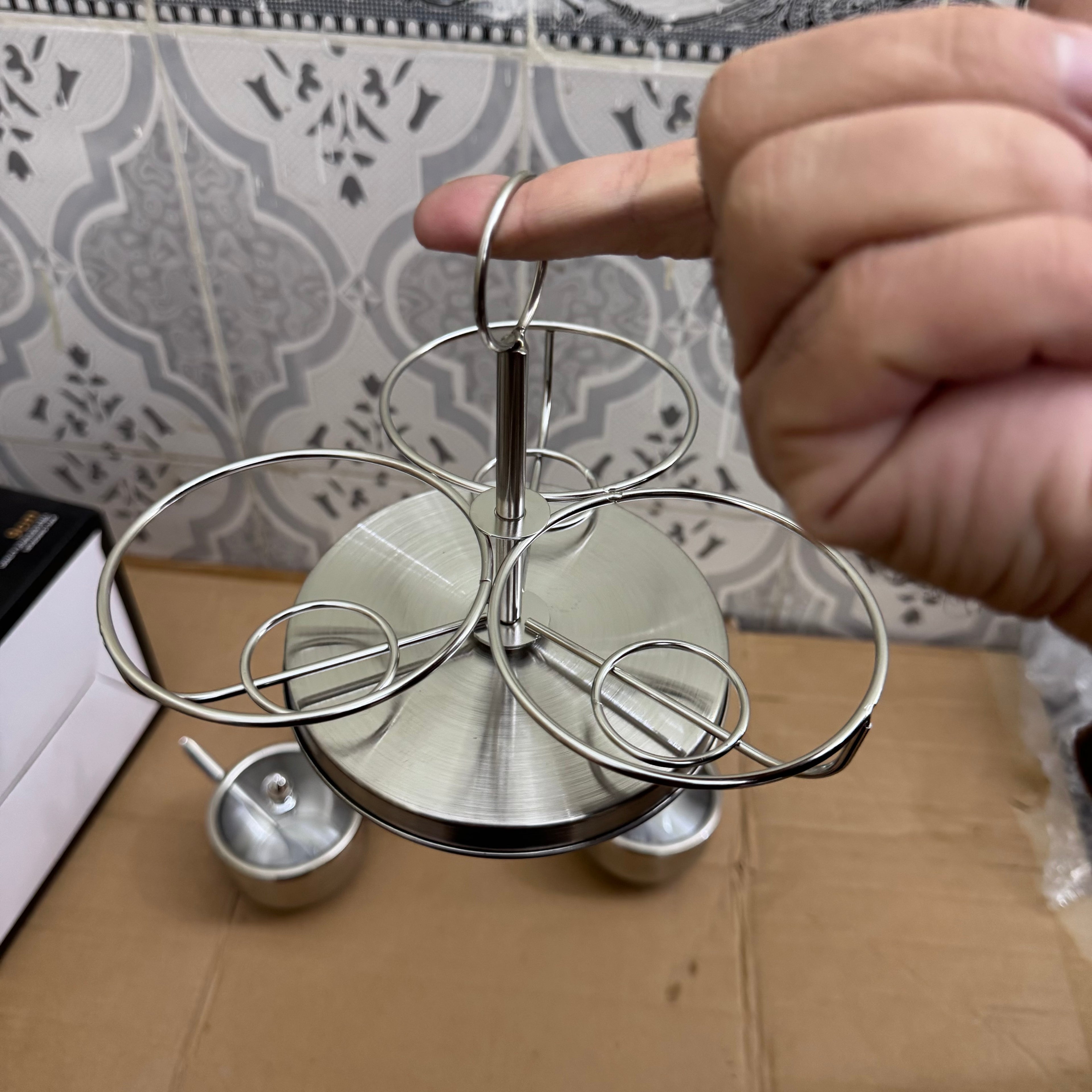 Lot Imported Stainless Steel Multipurpose Masala & Refreshment Set