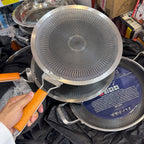 Non Stick Tawa Fry Pan – Large Flat Cooking Pan 34cm