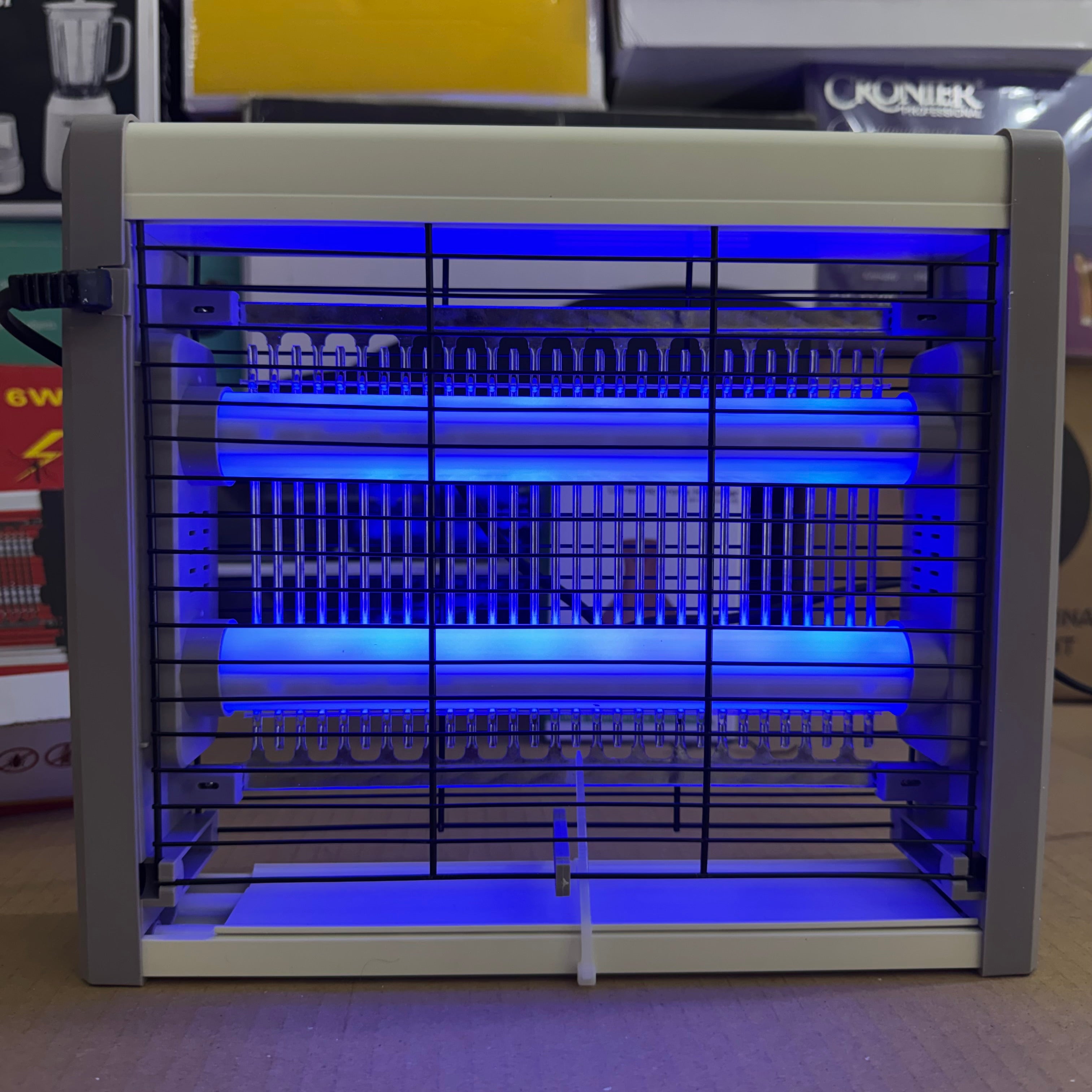 CRICRI 6W Double Tube Electric Mosquito & Insect Killer Lamp - SCT-9004 Lot Imported