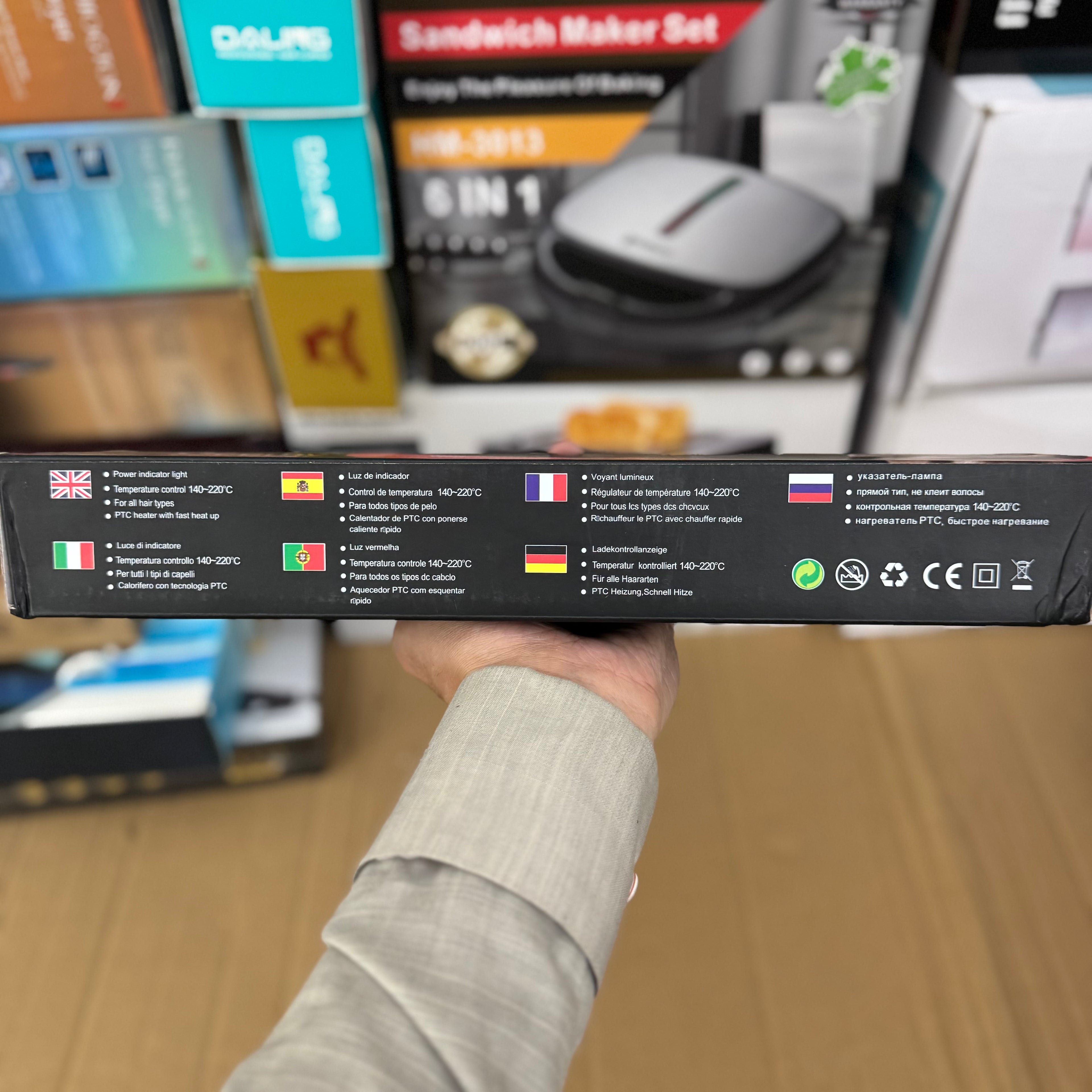 Lot Imported Geemy Professional Hair Straightener Model GM-2982