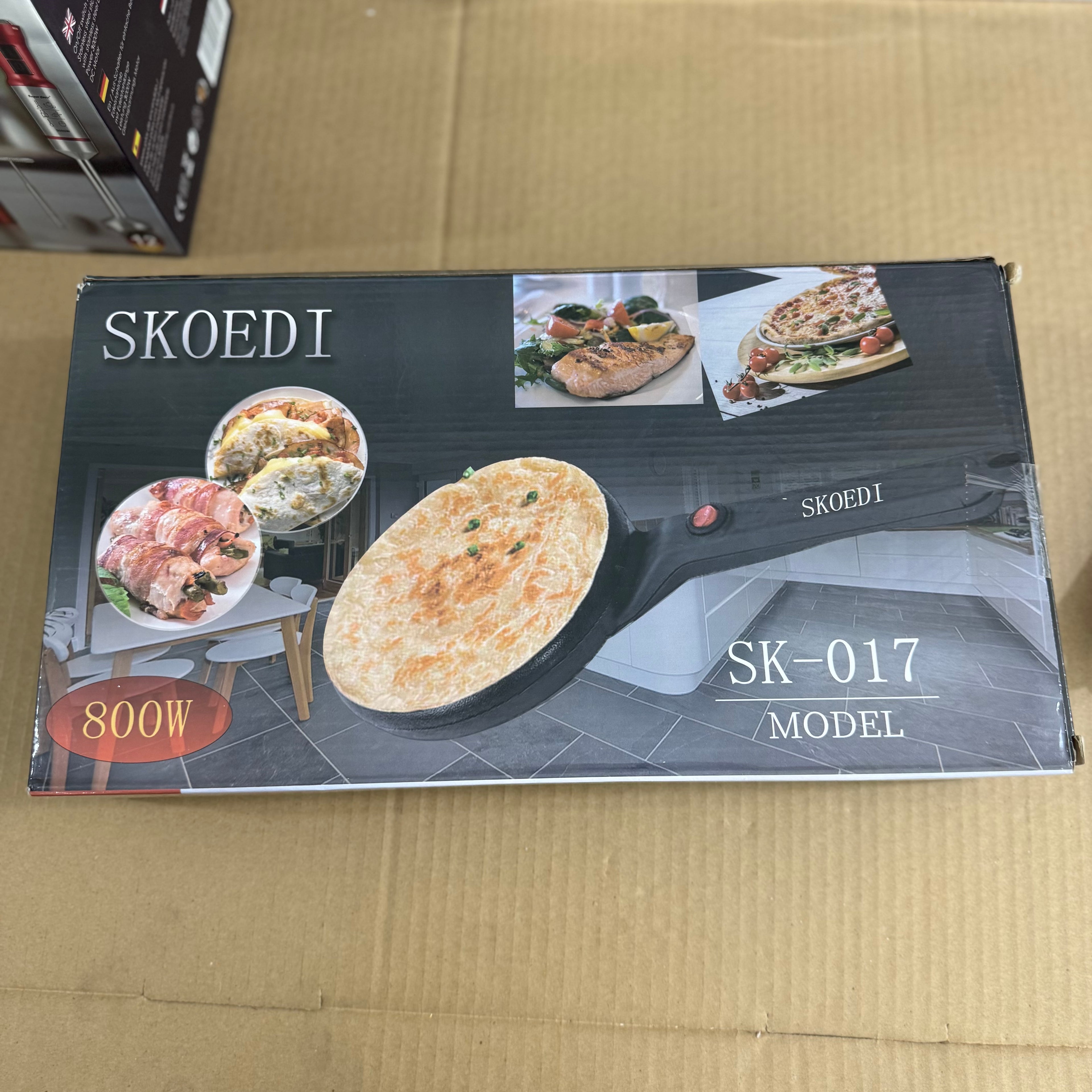 SKOEDI Electric Crepe & Pizza Maker 800W - Model SK-017 Lot Imported