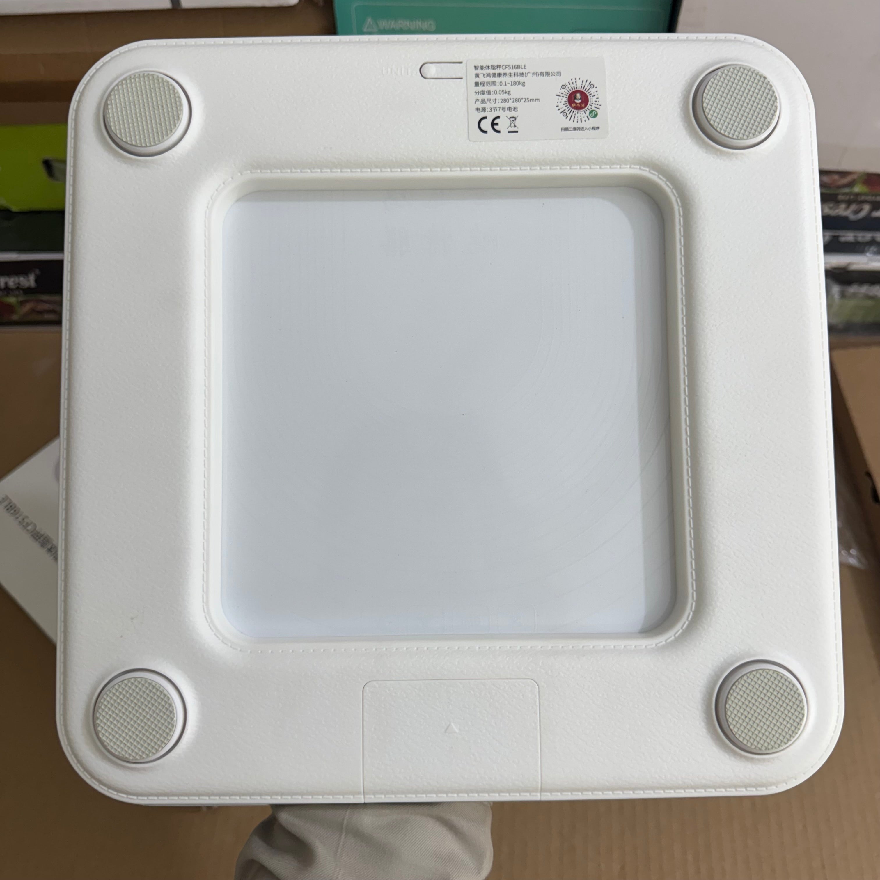 Smart Bluetooth Body Fat Scale - Model CF516BLE - Lot Imported