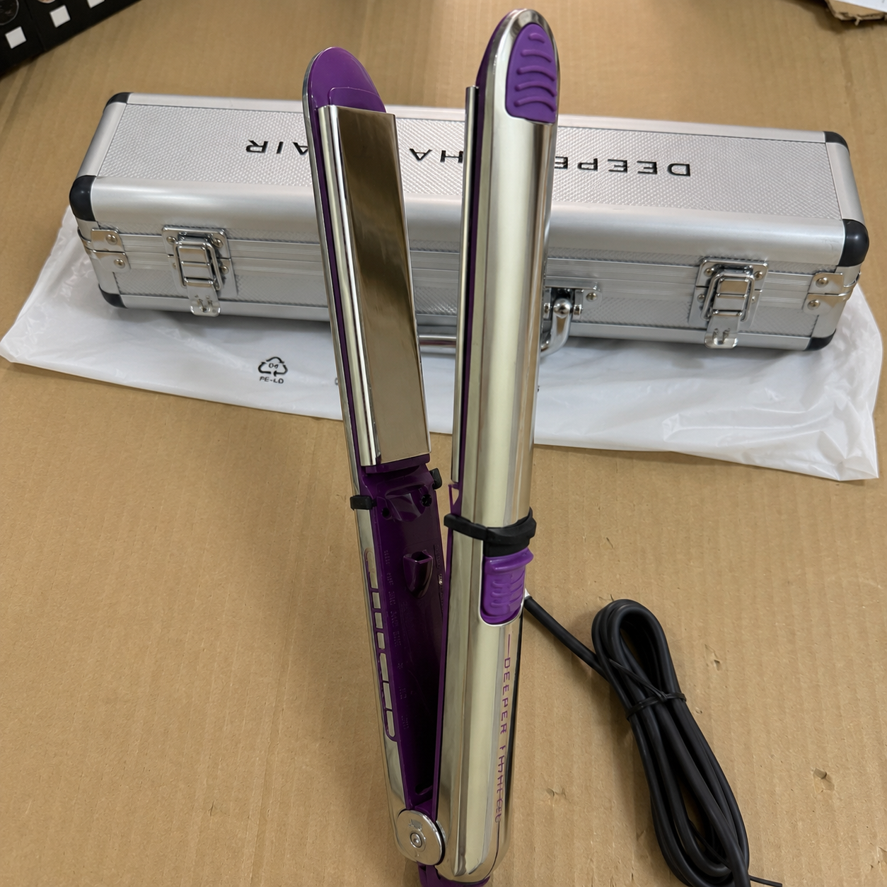 Deeper Than Hair Professional Hair Straightener with Carrying Case