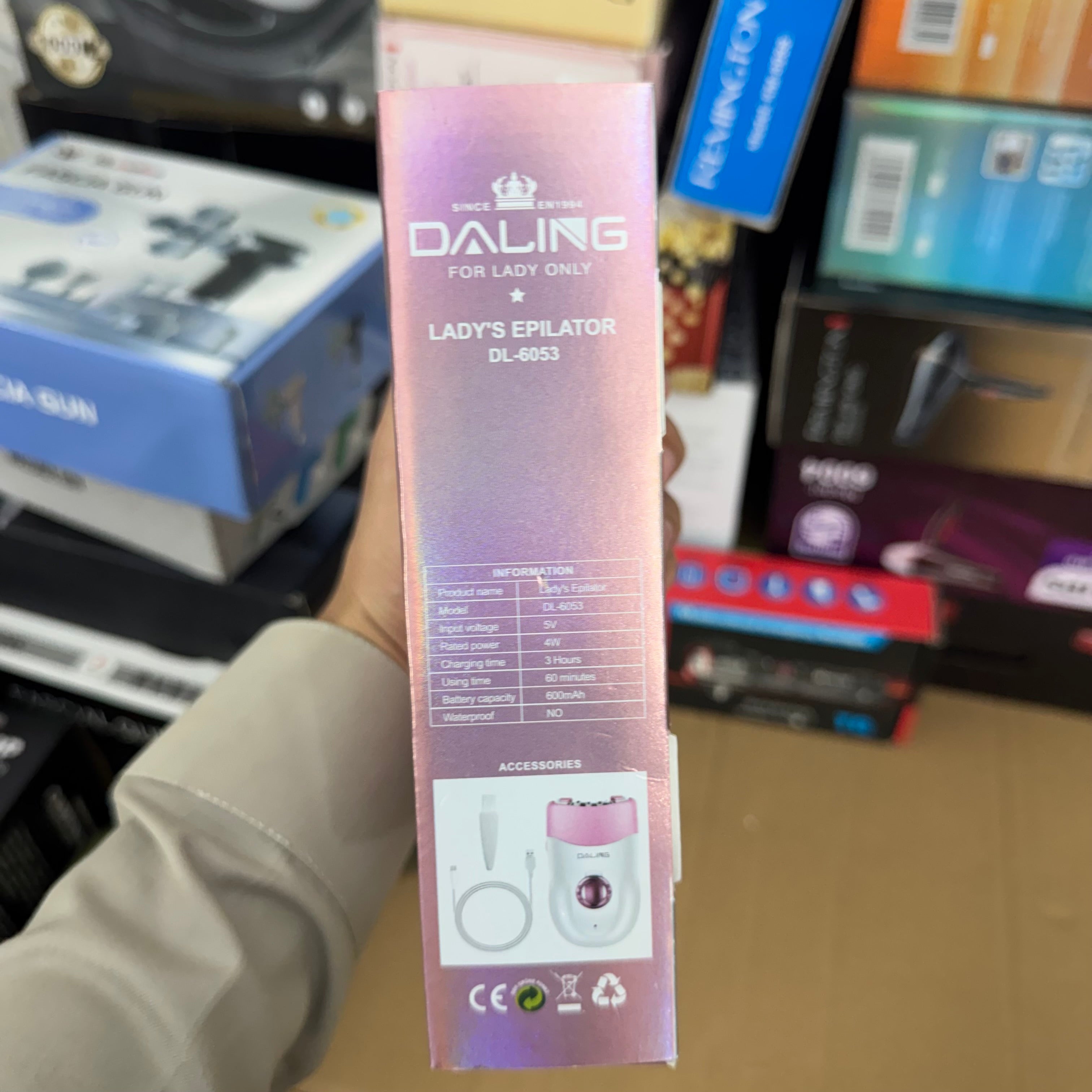 Lot Imported Daling Lady's Epilator - DL-6053