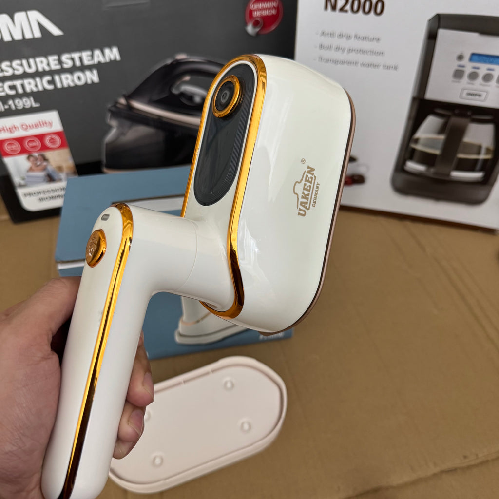 Uakeen Germany 1300W Handheld Travel Steam Iron | Portable Garment Steamer