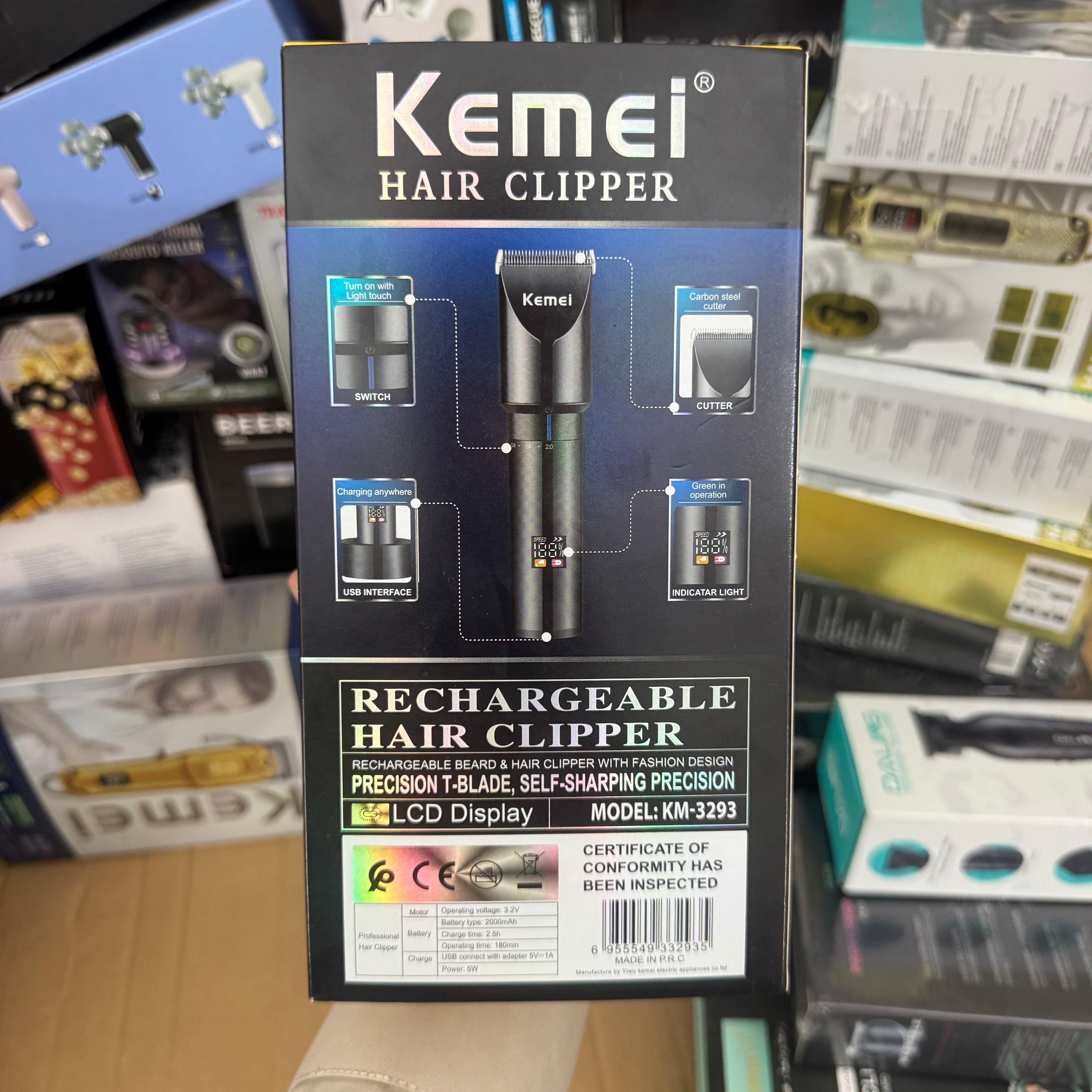 Lot Imported Kemei Professional Hair Clipper - KM-3293