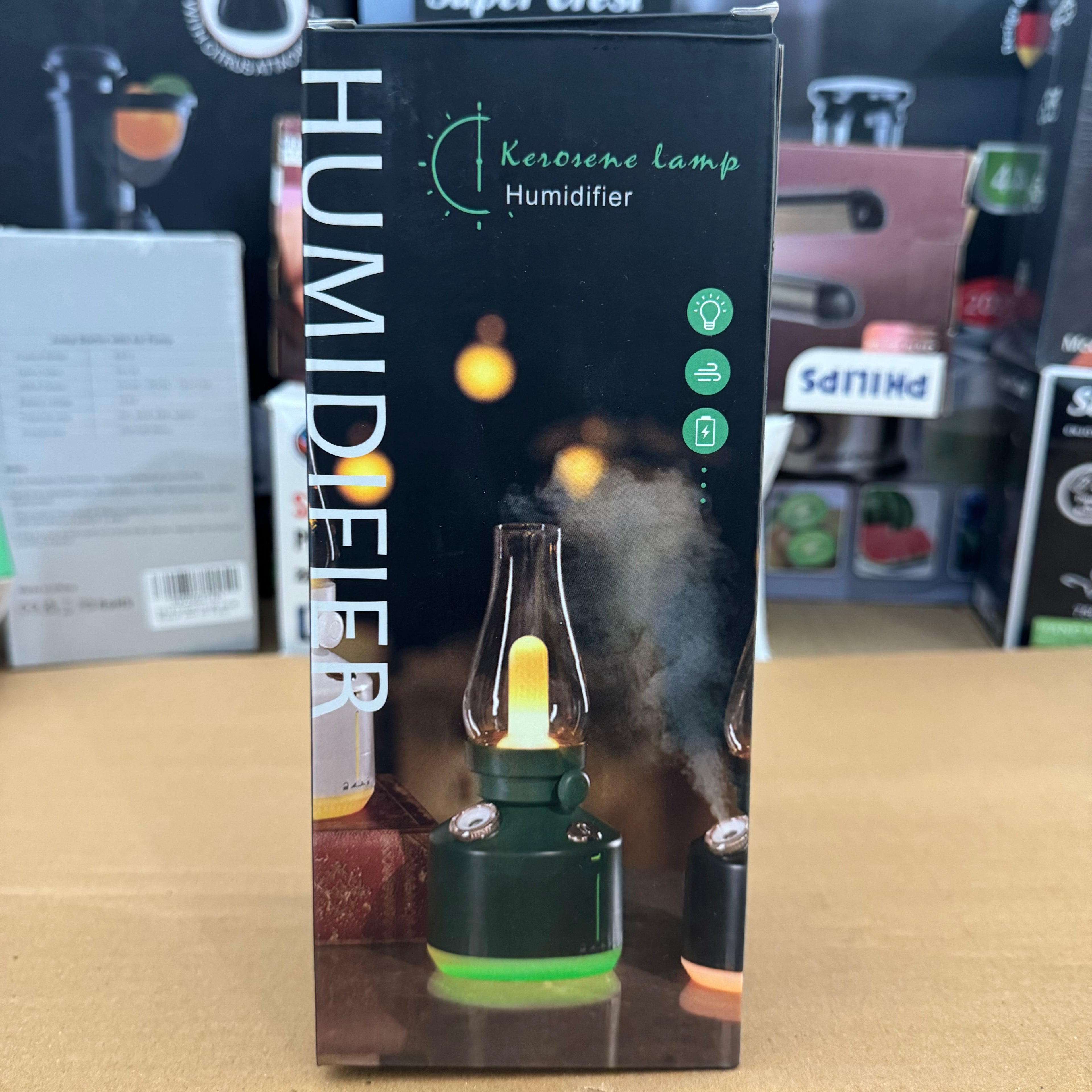 Retro Wireless Humidifier & Ambient Night Light DQ-122 - Lot Imported