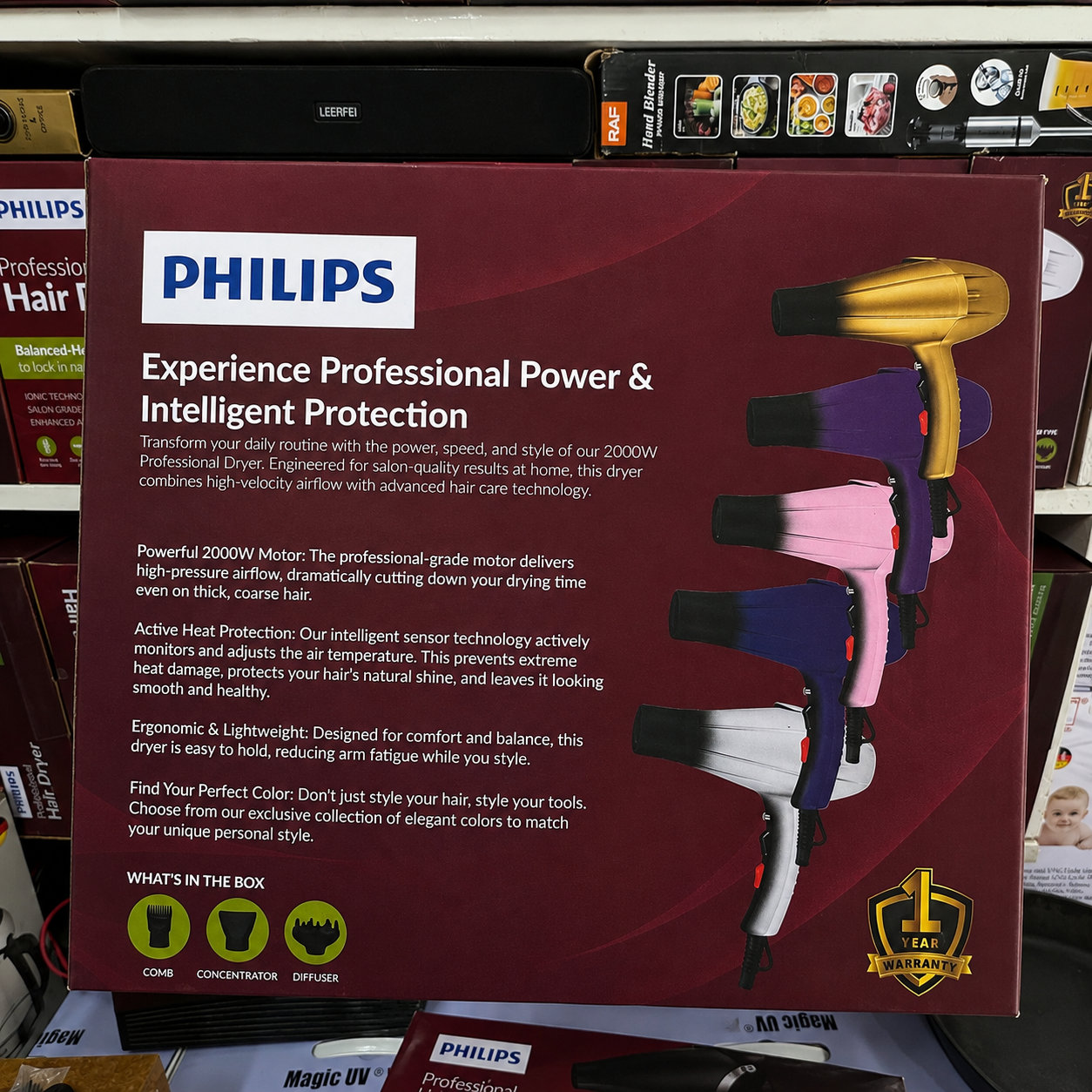 Philips Professional Hair Dryer 2000W