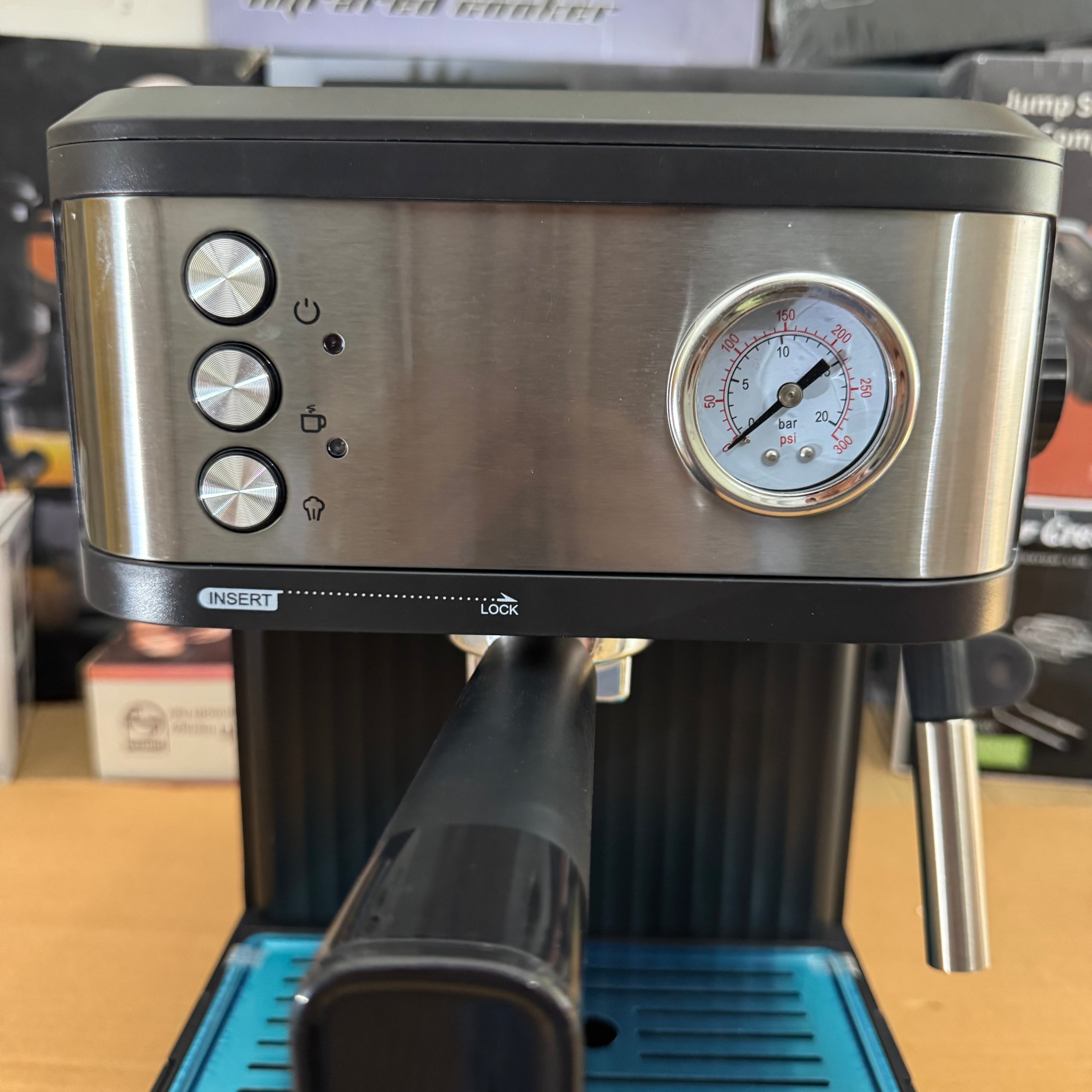 Zanussi 20-Bar Espresso & Cappuccino Machine ZES-1545 - Lot Imported