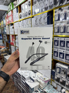 Kamal KNB15 Wireless Neckband Earphones – 40H Playtime, Magnetic Earbuds