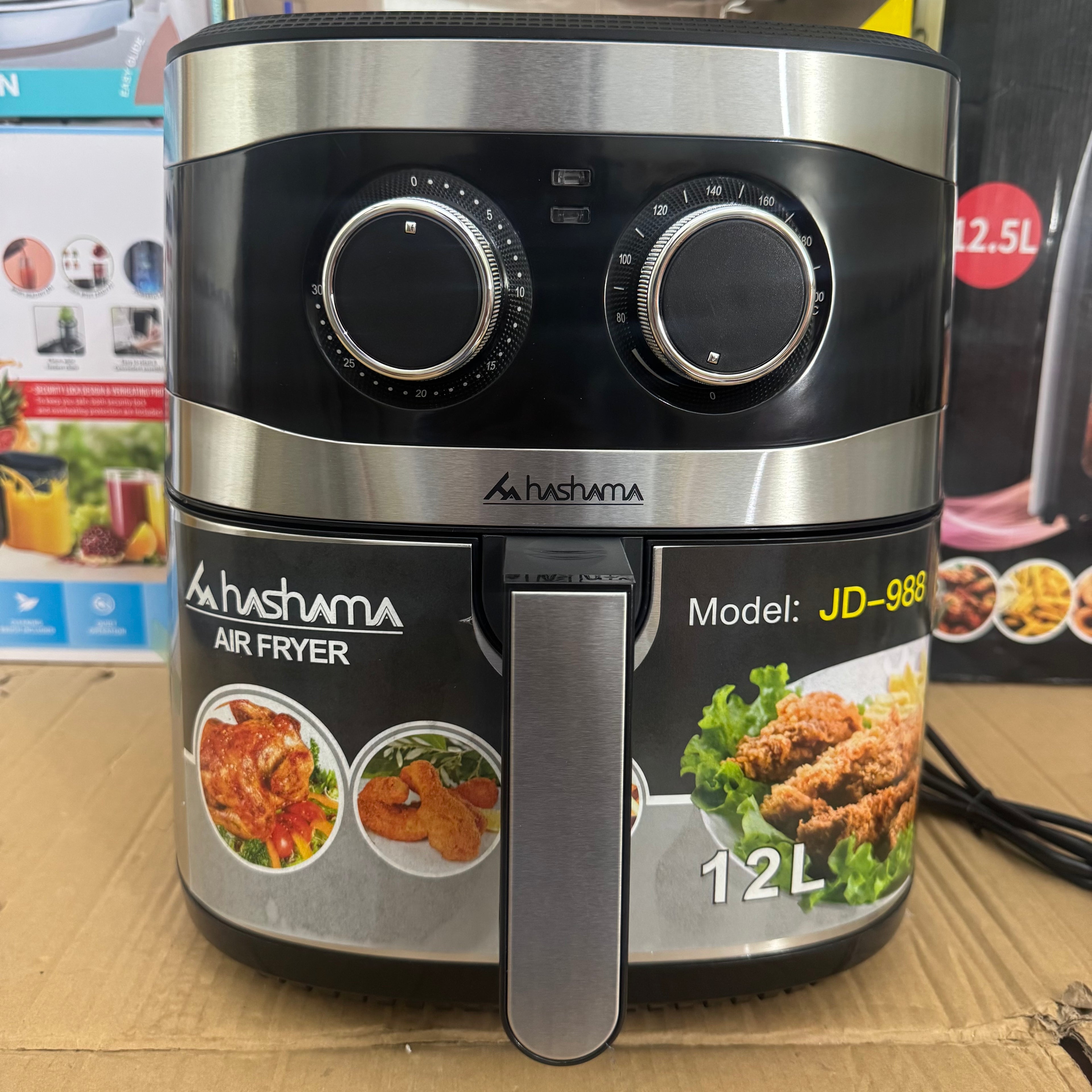 Hashama JD-988 The Chef Air Fryer Lot Imported