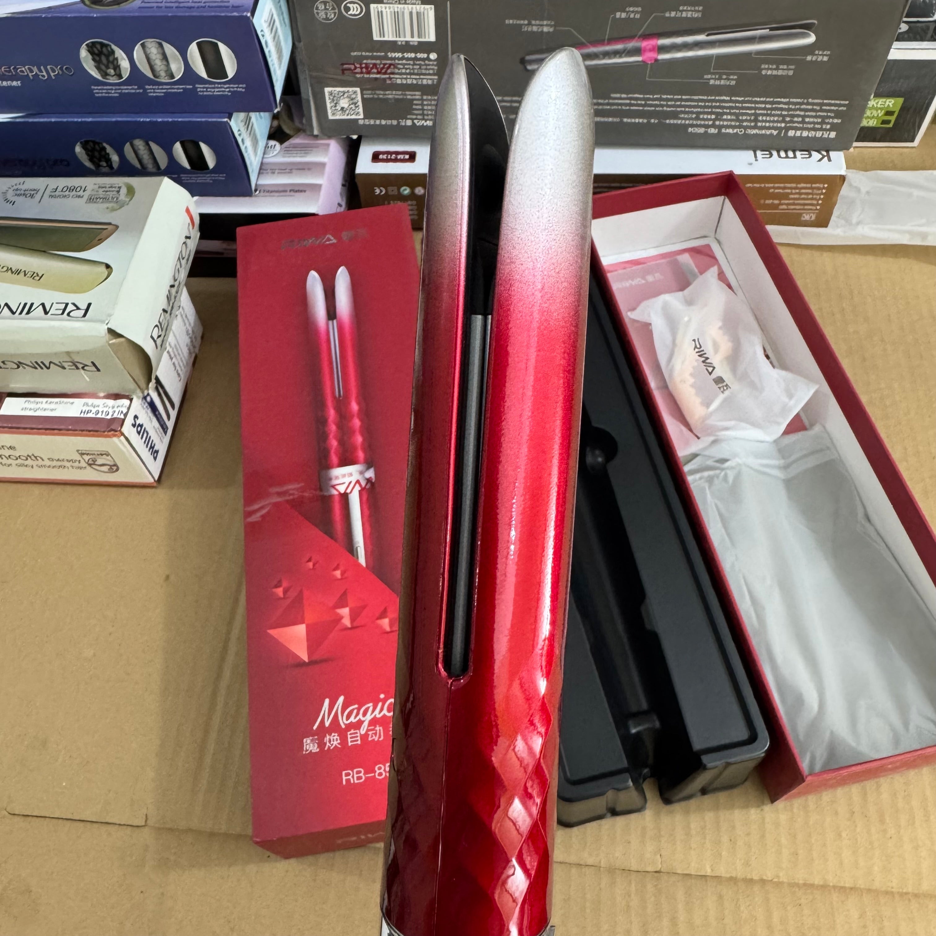 RIWA Magicurl Automatic Hair Curler - Model RB-8504 Lot Imported