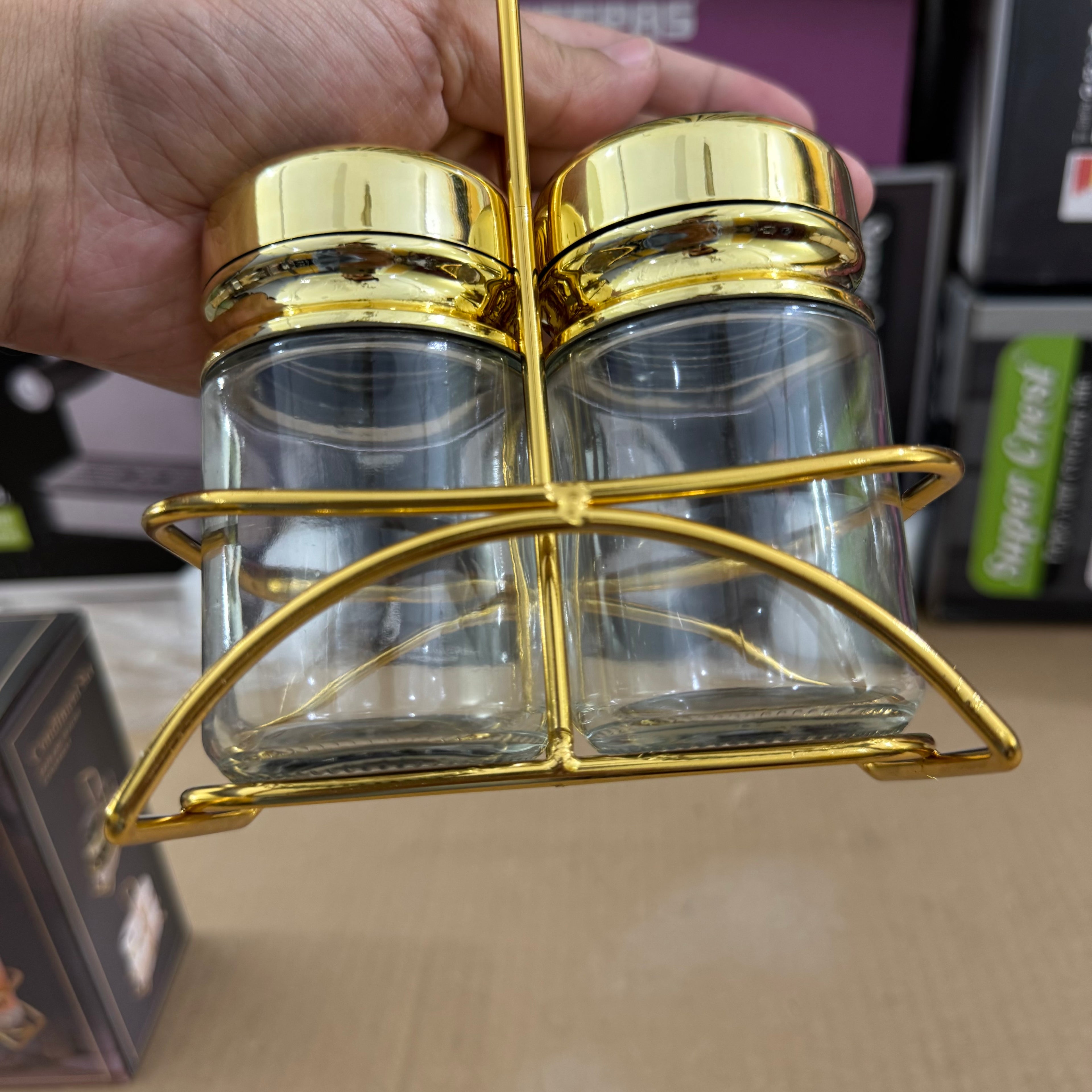 Glass 2-Piece Condiment Set – Original