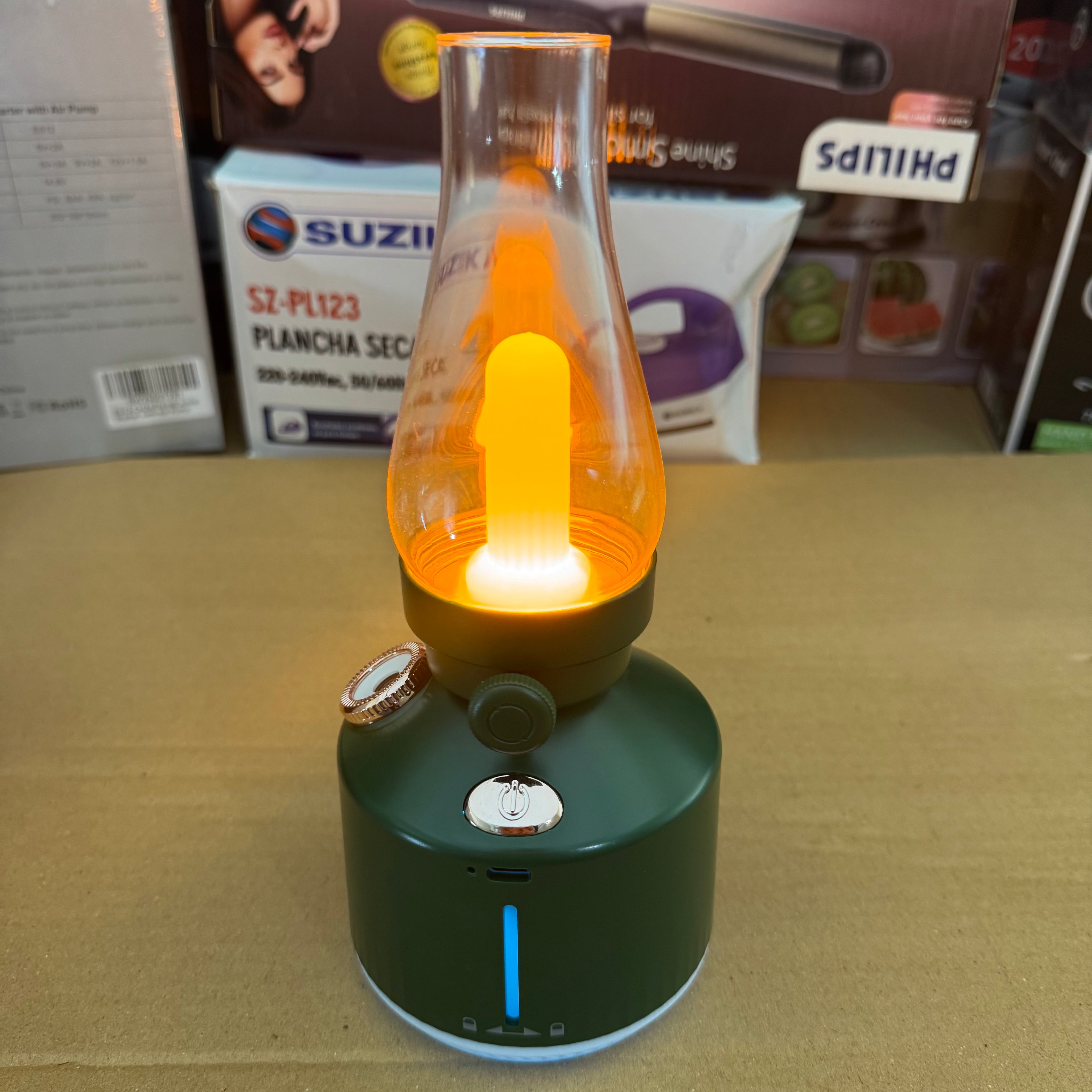Retro Wireless Humidifier & Ambient Night Light DQ-122 - Lot Imported