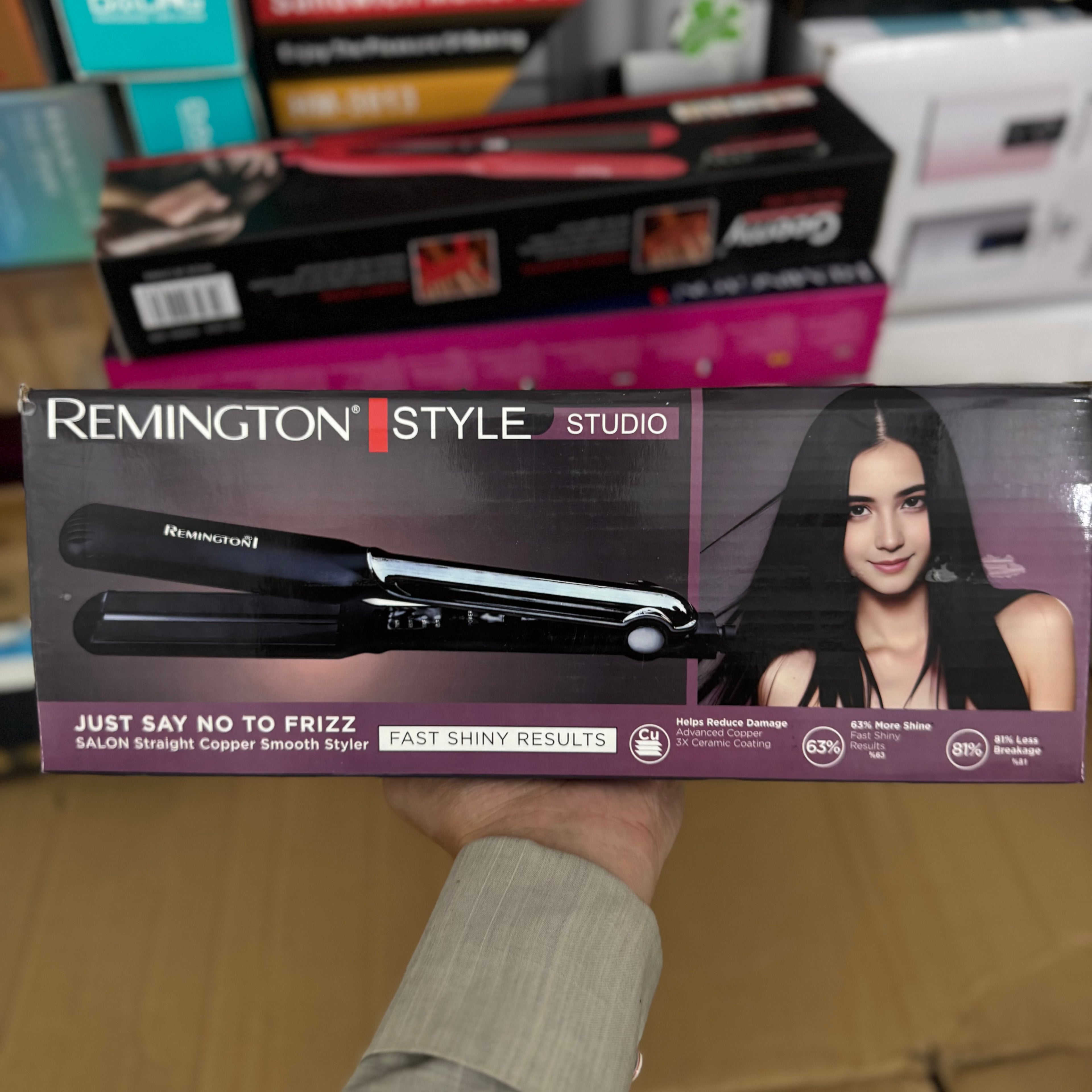 Lot Imported Remington Style Studio Copper Smooth Styler Model S-5500