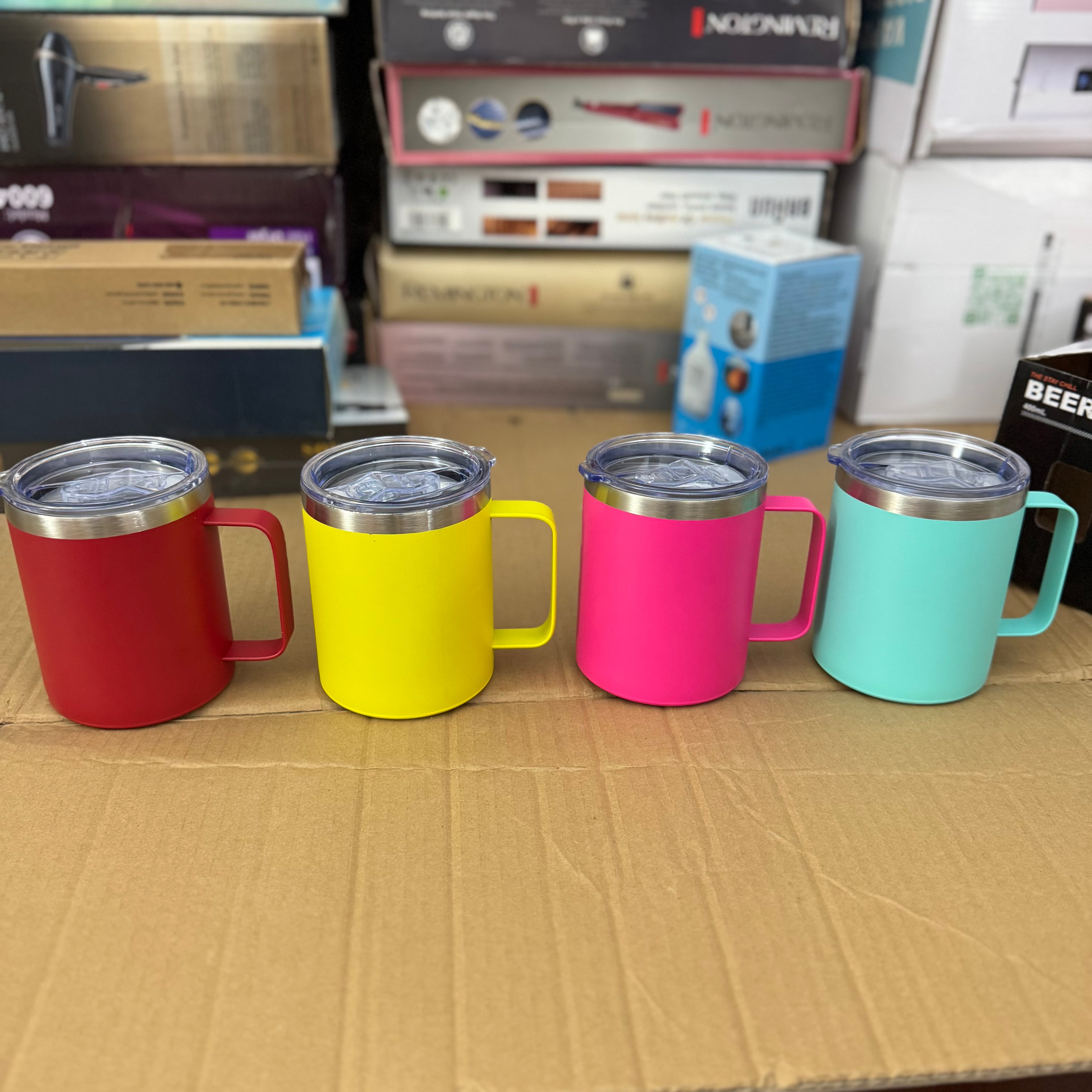 Insulated Beer Pint Mug - 400ml Lot Imported