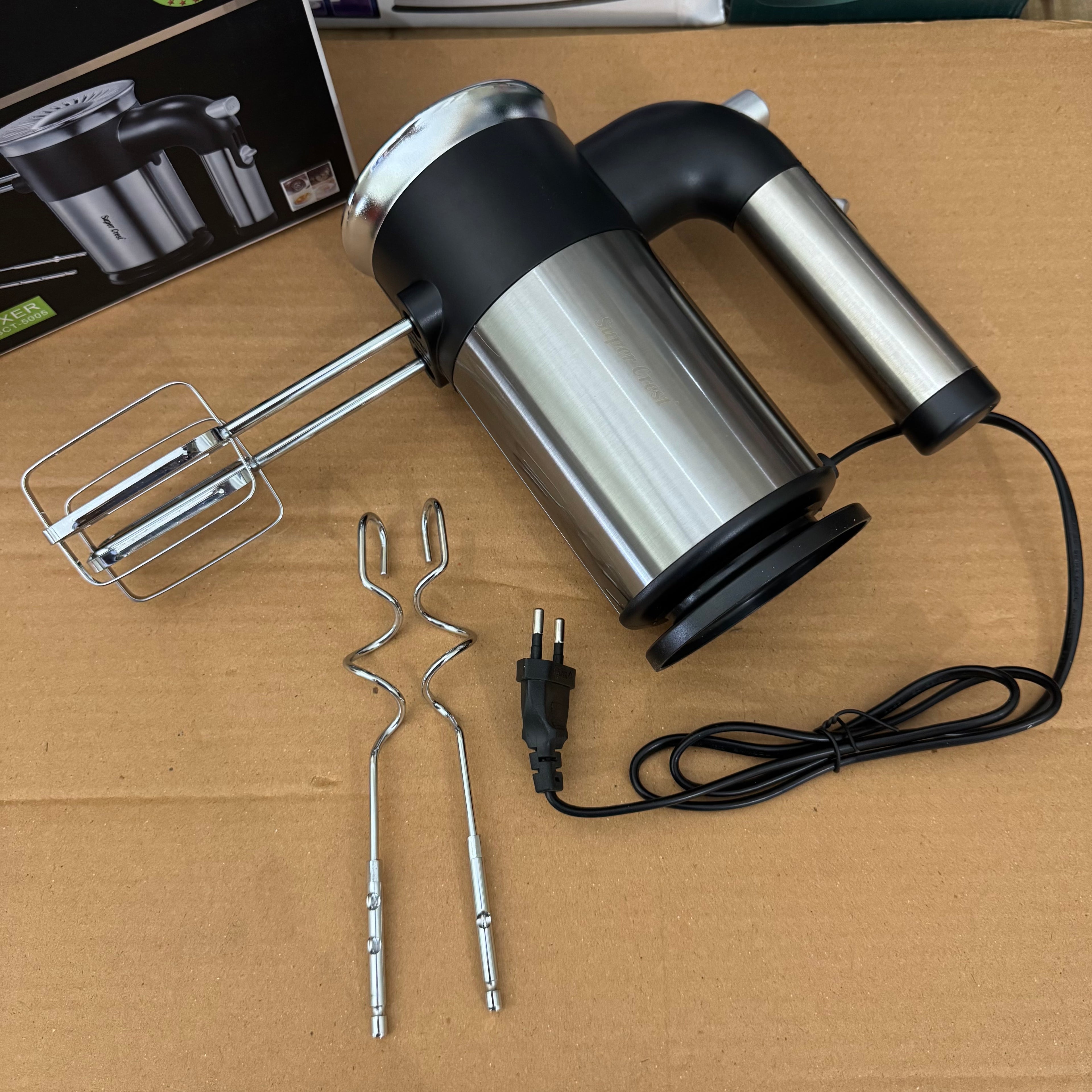 Super Crest 750W Electric Hand Mixer SCT-5005 - Lot Imported