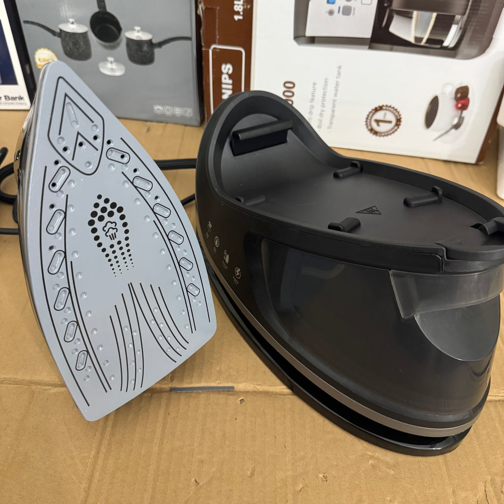 BOMA BM-199L Pressure Steam Electric Iron – German Technology, Lot Imported (2250W)