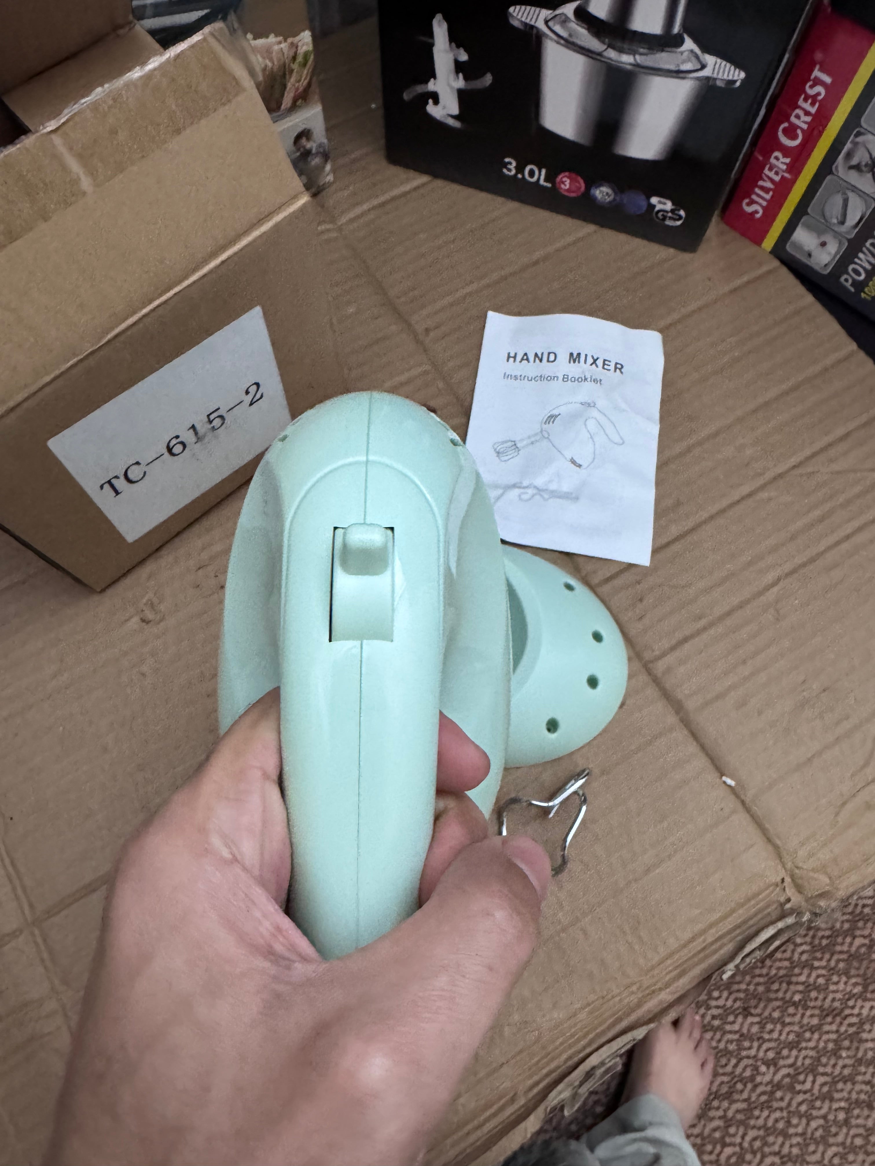 Lot Imported Electric Hand Mixer with Beaters & Dough Hooks – Turbo Kitchen Mixer Pakistan