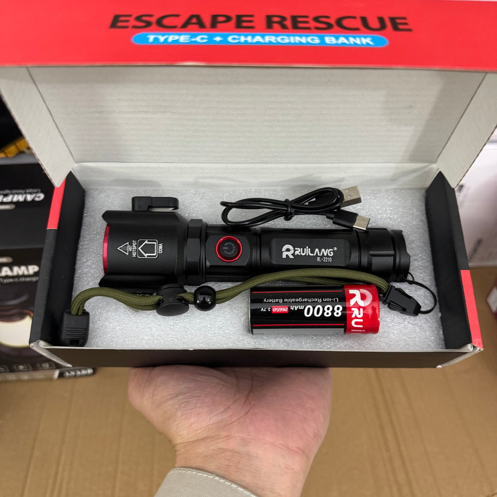 Lot Imported RuiLang Emergency Flashlight - RL-2210