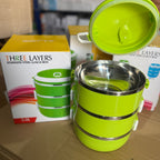 Lot Imported 3.0L Extra Large 3-Tier Stainless Steel Lunch Box