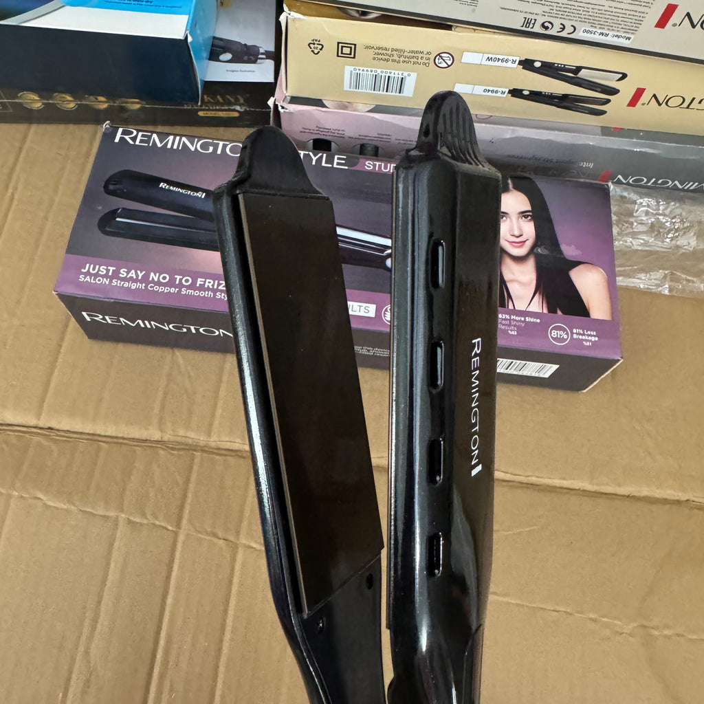 Lot Imported Remington Style Studio Copper Smooth Styler Model S-5500