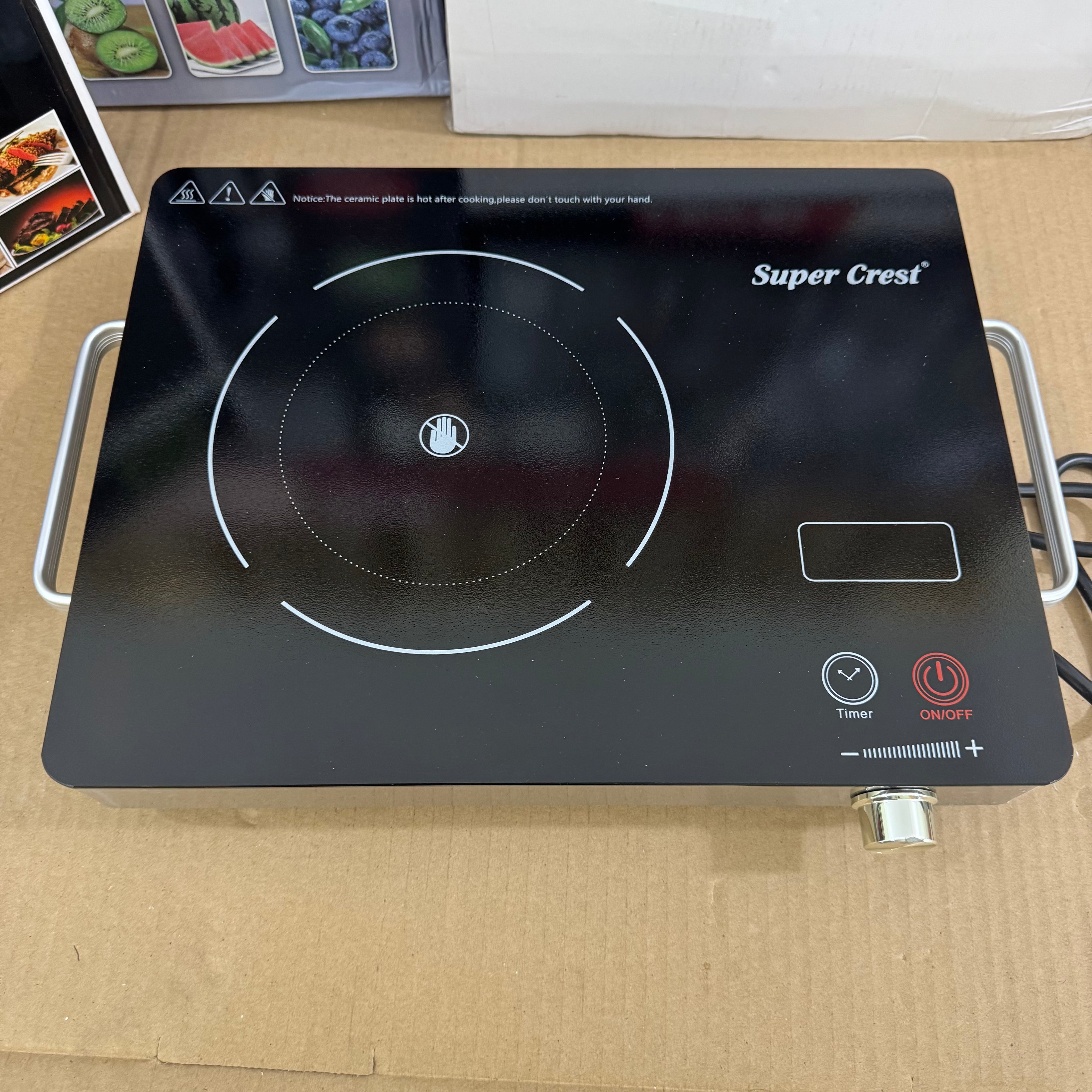 Super Crest High-Power Infrared Cooker 3500W - Model SCT-9004 6months warranty