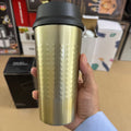 Luxury Gold Vacuum Insulated Coffee Mug - 450ml Hot & Cool