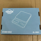 Uakeen Germany Digital Kitchen Scale | High-Precision Silver Food Scale