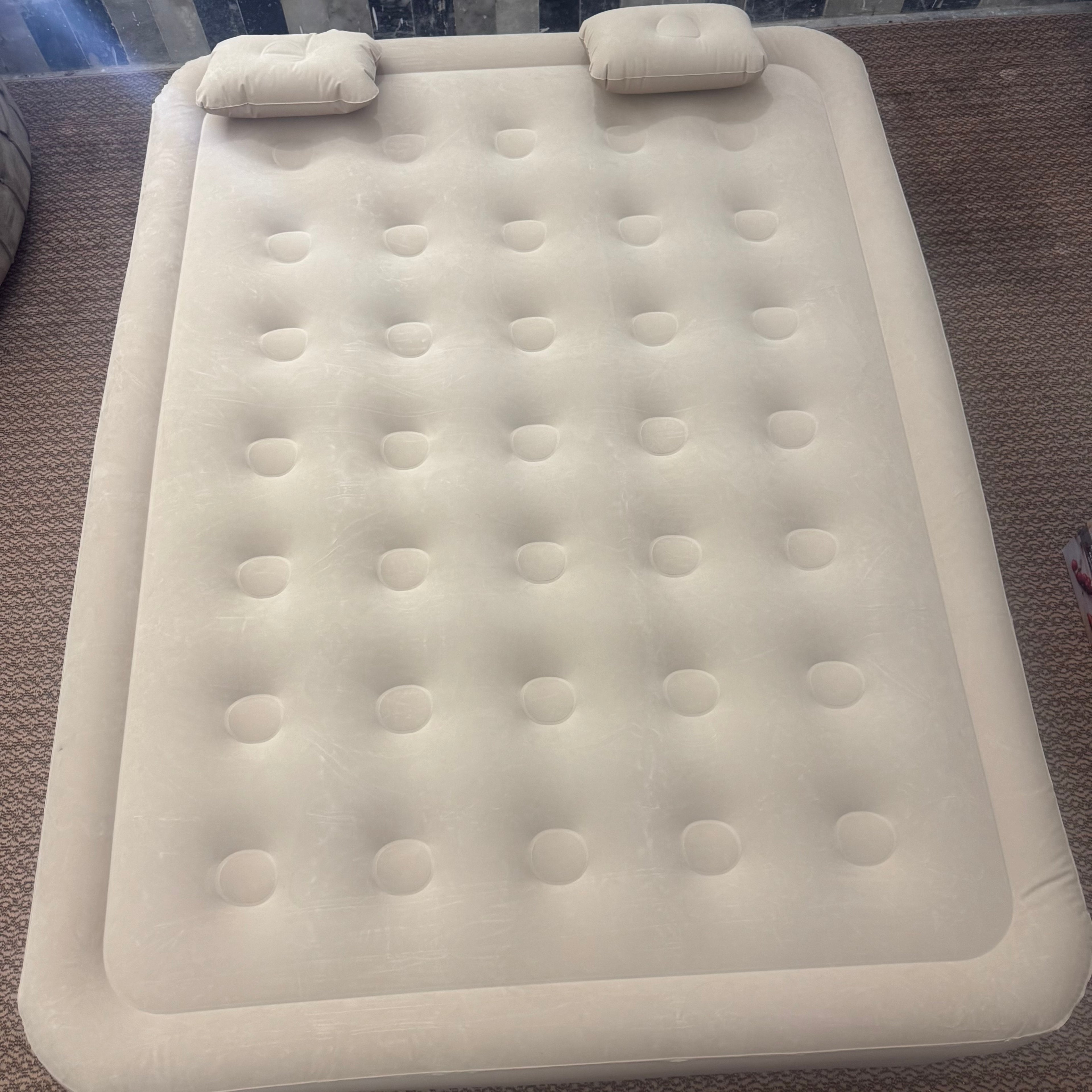 Double Size Inflatable Camping Air Bed 91005 with Electric Pump Lot Imported