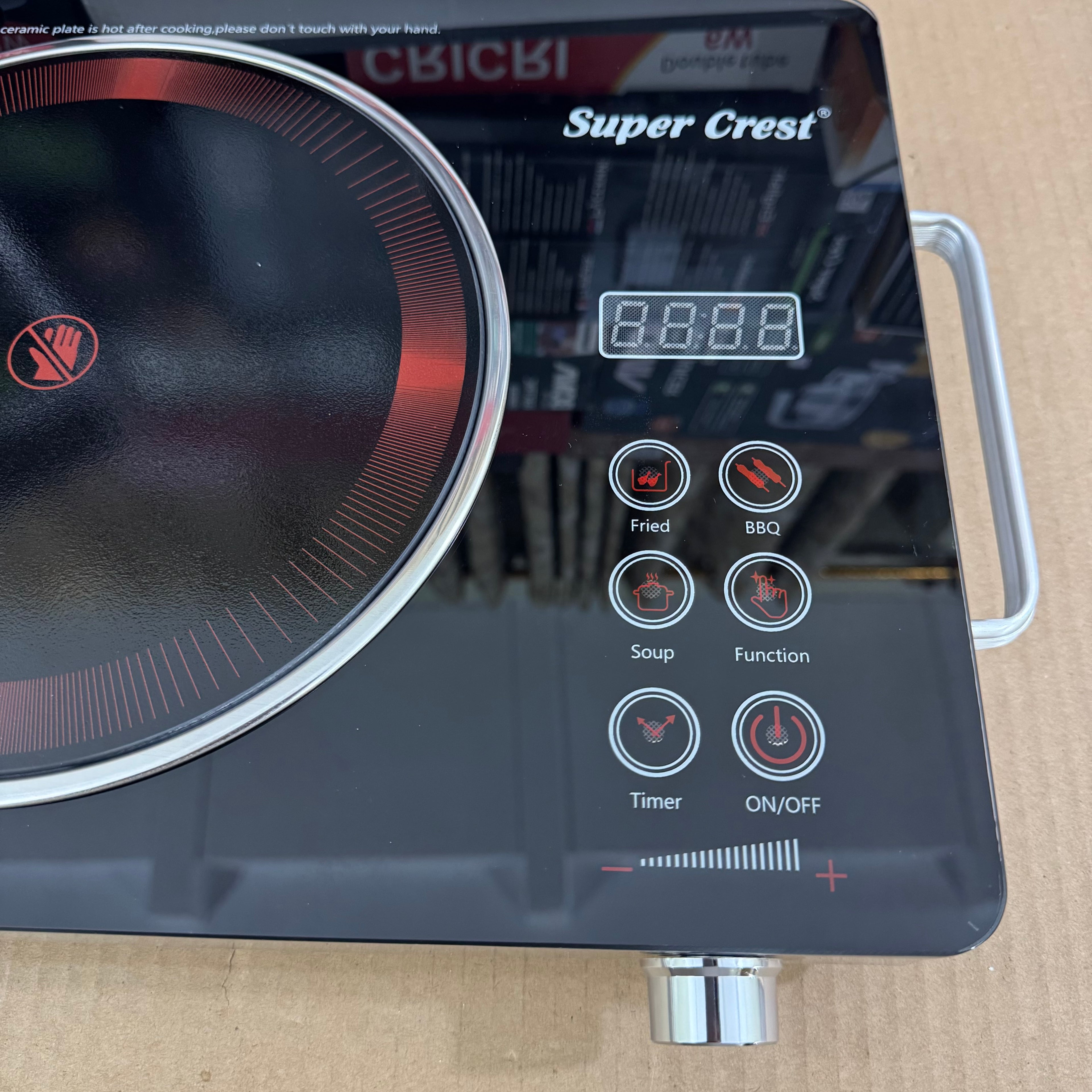 Super Crest 3500W Infrared Cooker - Model SCT-9030B 6months warranty