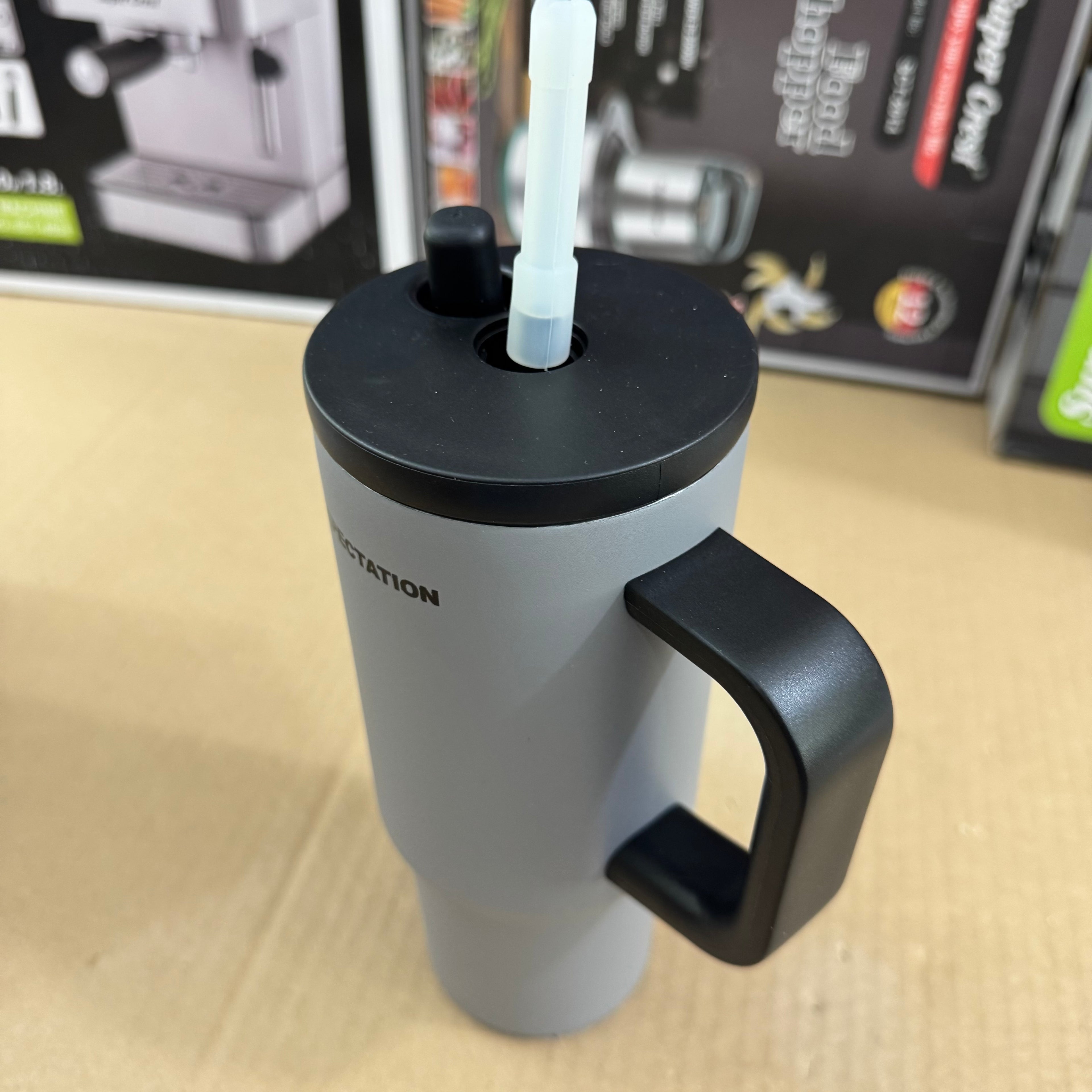 Fun+ Future Expectation 1180ml Vacuum Insulated Tumbler - Grey