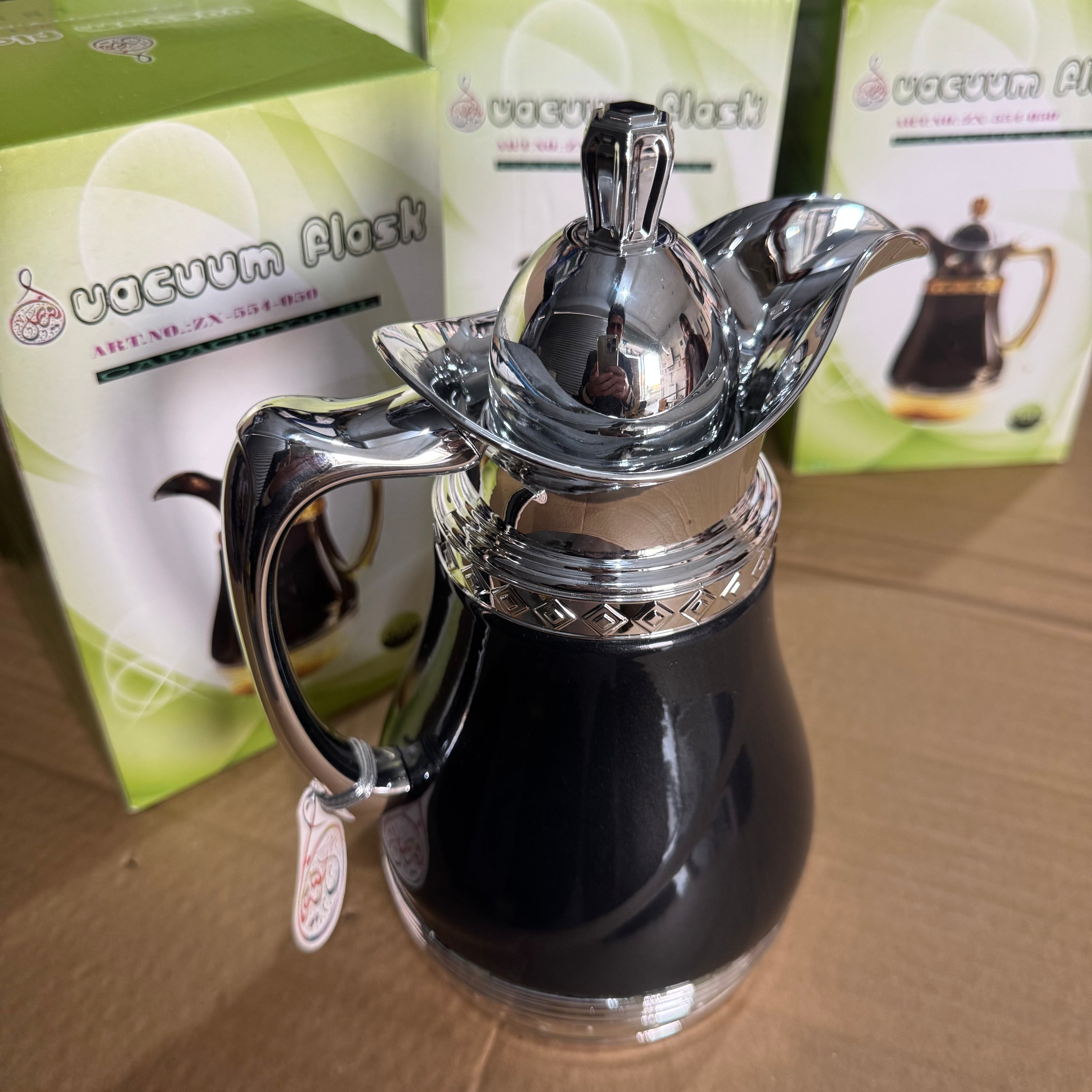 0.5L Premium Vacuum Flask - Insulated Thermal Coffee Carafe with Glass Liner