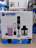 VITEK VT3411 ST Hand Blender Set 800W – Lot Imported | Multi-Function Blender for Kitchen