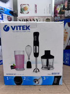 VITEK VT3411 ST Hand Blender Set 800W – Lot Imported | Multi-Function Blender for Kitchen